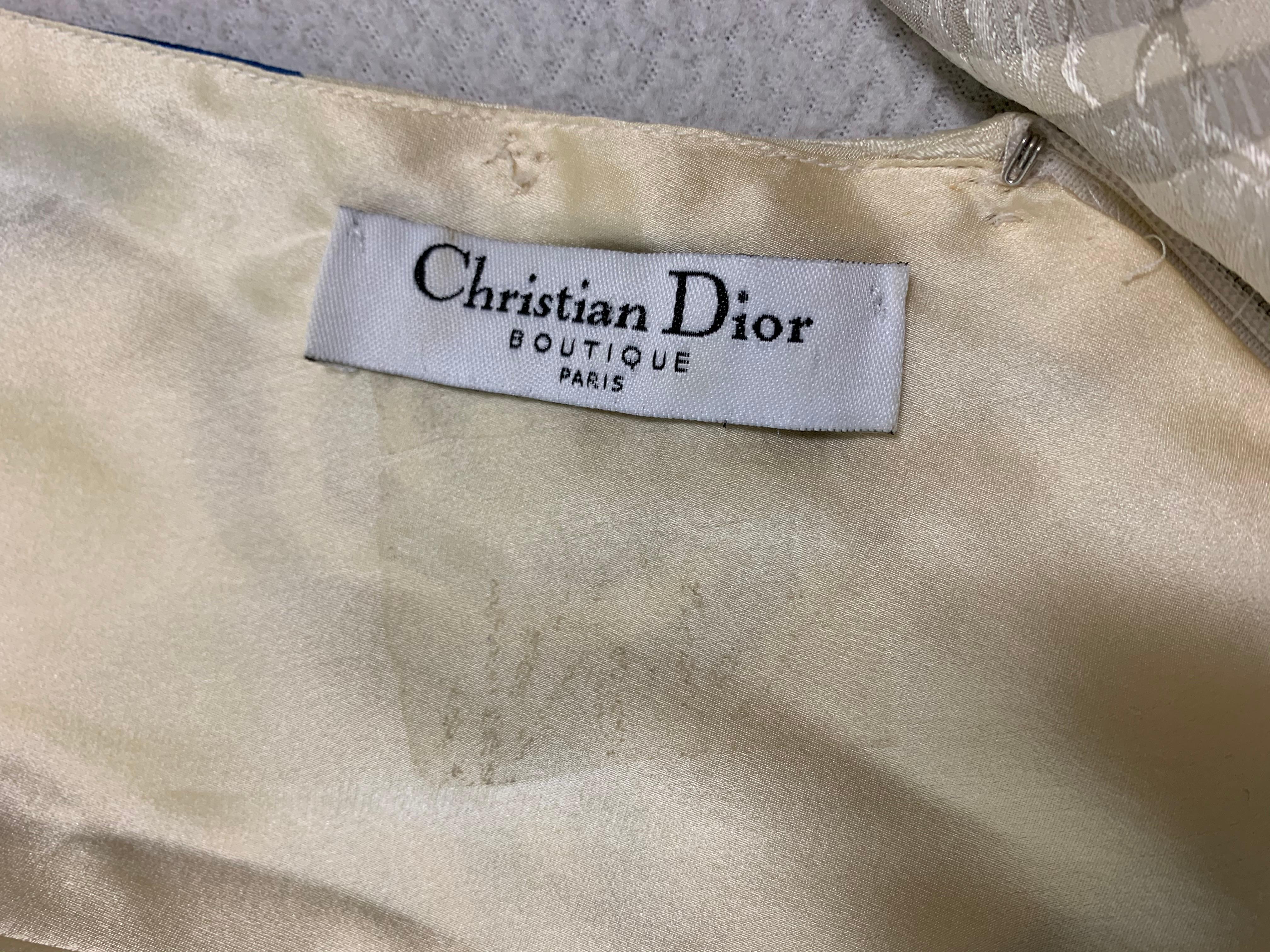 Robe en satin à flèches japonaise John Galliano pour Christian by Dior, P/E 2001 1