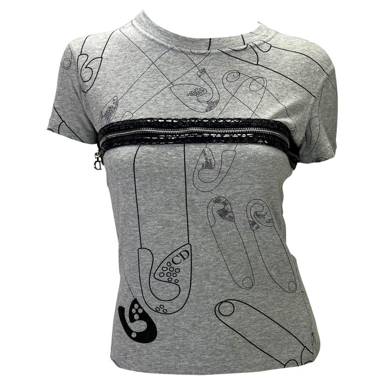 dior safety pin shirt