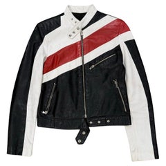 S/S 2001 Dolce & Gabbana Biker Leather Jacket S/S 2001 Dolce & Gabbana Biker Leather Jacket