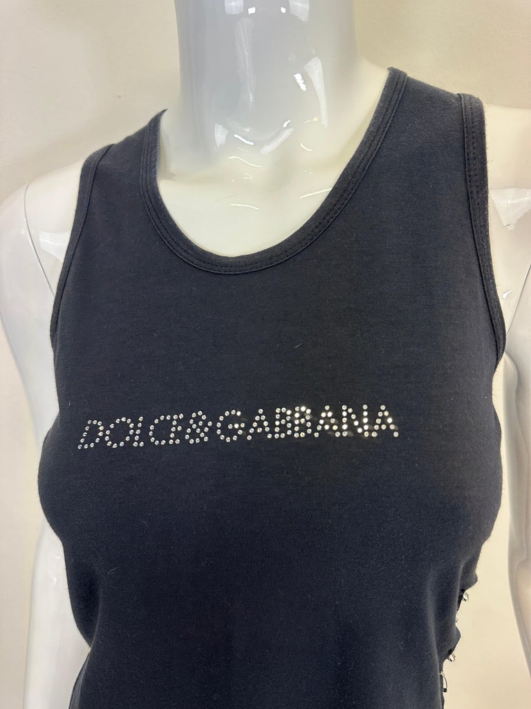 D＆G DOLCE＆GABBANA 2001A/W Tシャツ スワロフスキー S/S 2001 Dolce