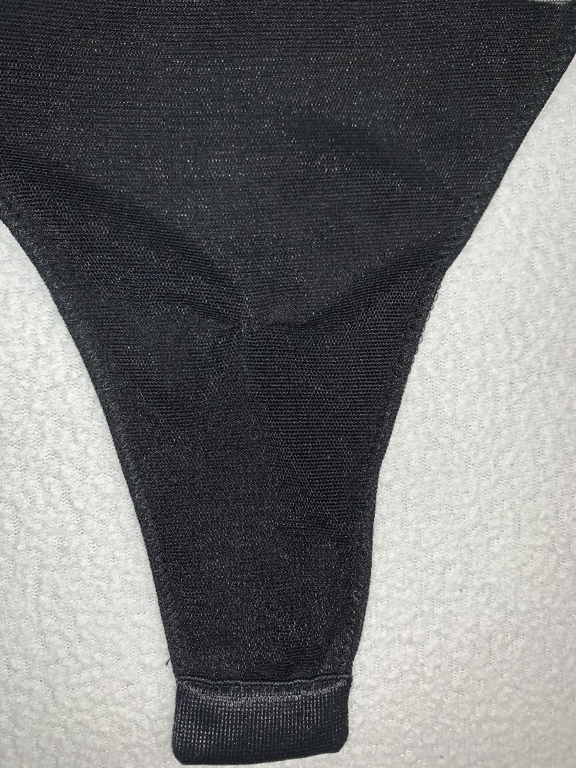S/S 2001 Gianni Versace Plunging Sheer Black Wrap Bodysuit Mini Dress 2