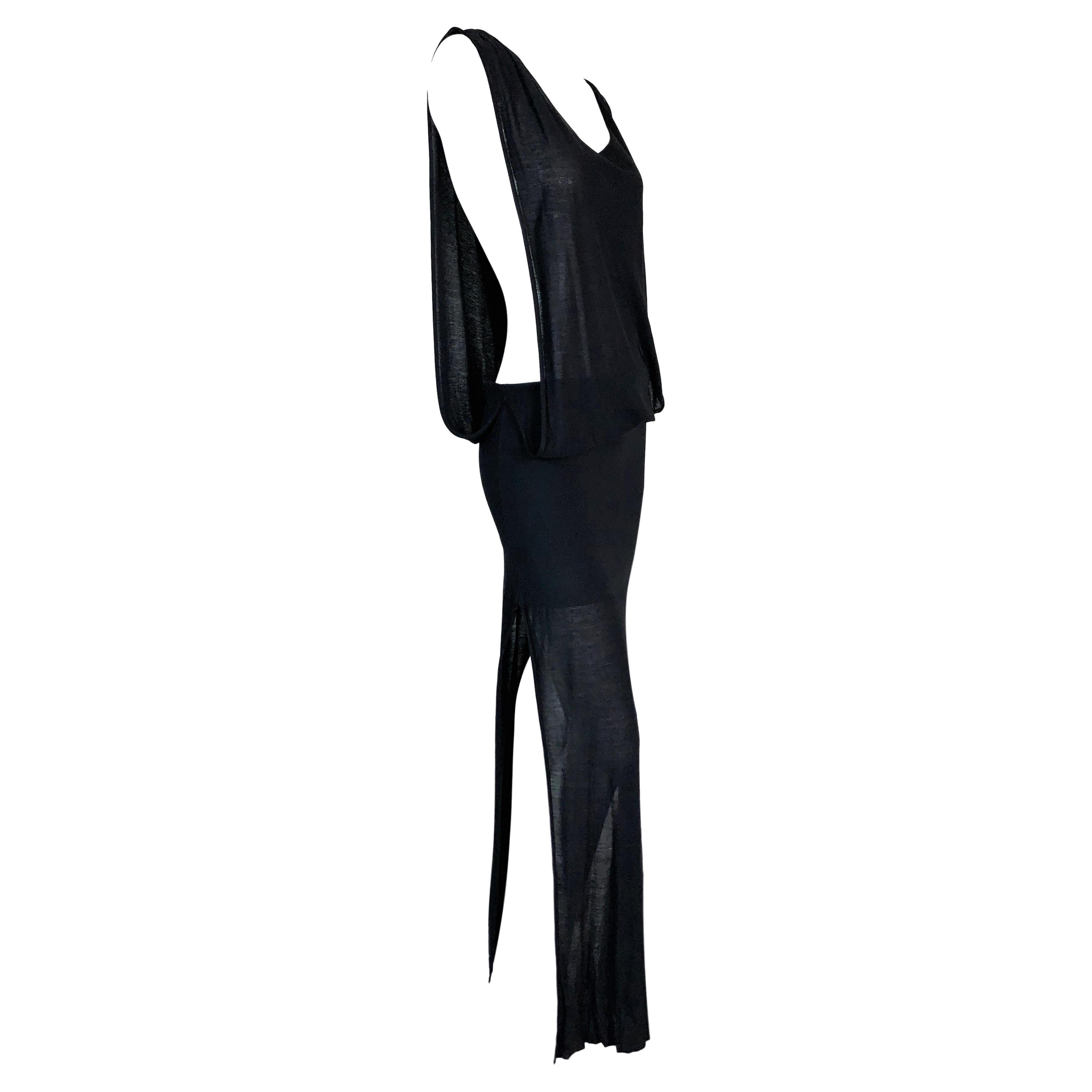 Robe Jean Paul Gaultier 2001 - Tube Dentelle Lacets - Noir Taille S - Neuf Avec étiquettes