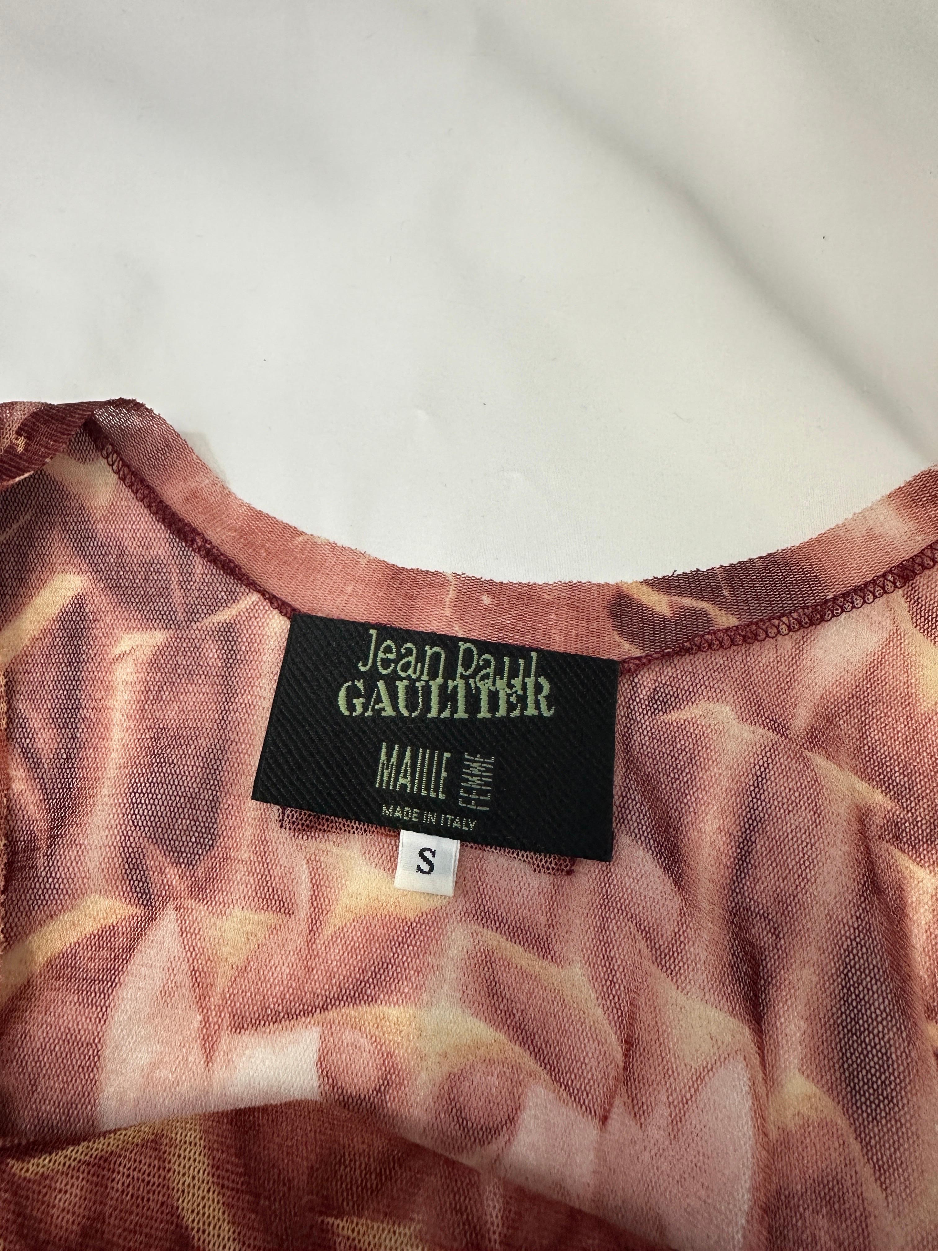 S/S 2001 Jean Paul Gaultier satan demon devil sheer mesh S/S 2001 Jean Paul Gaultier satan demon devil sheer mesh