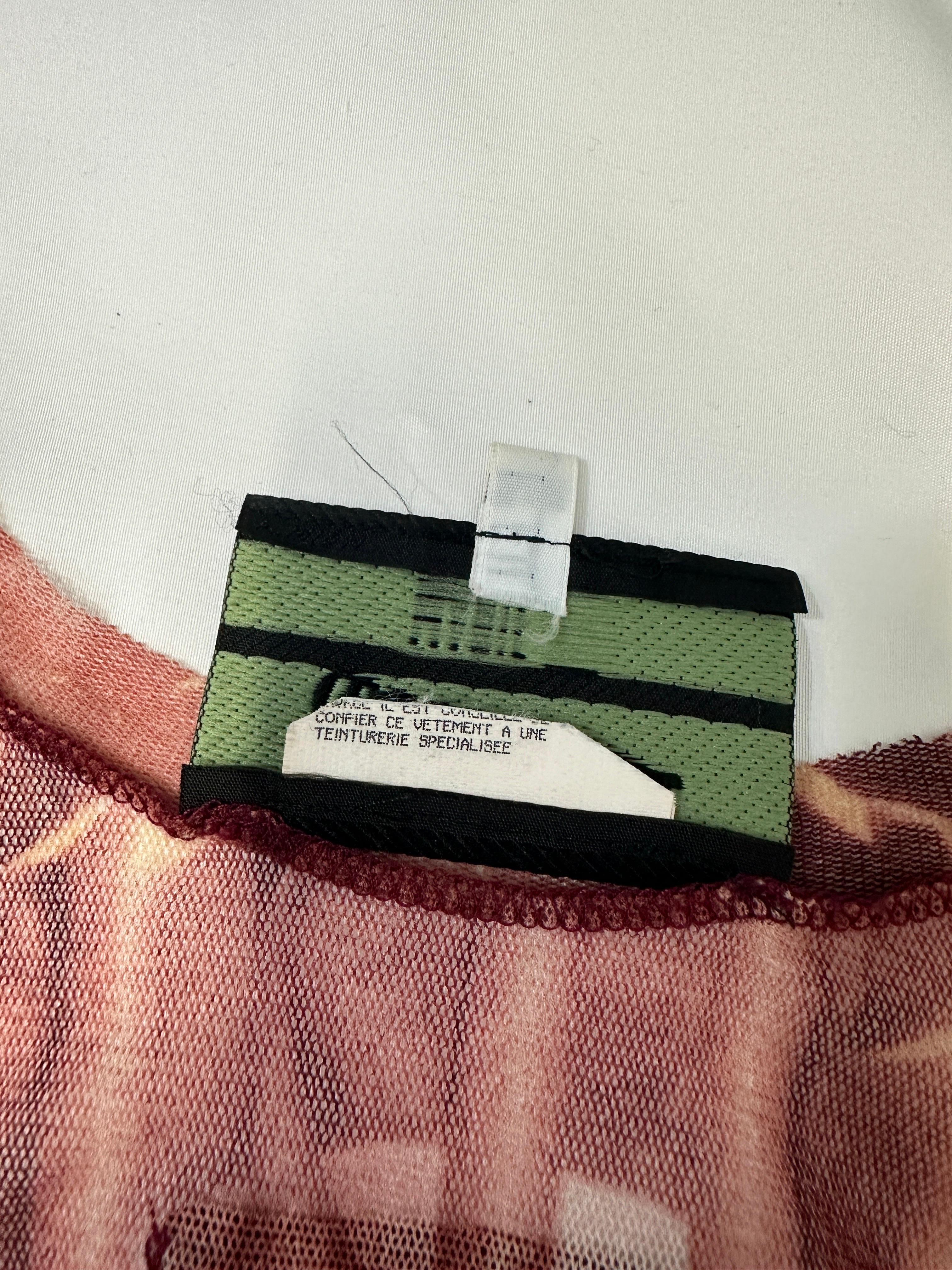 S/S 2001 Jean Paul Gaultier satan demon devil sheer mesh S/S 2001 Jean Paul Gaultier satan demon devil sheer mesh