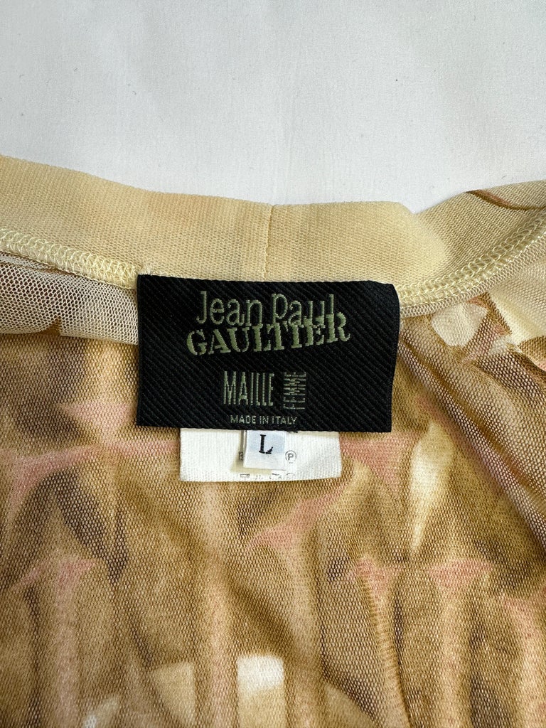 S/S 2001 Jean Paul Gaultier satan demon devil sheer mesh
