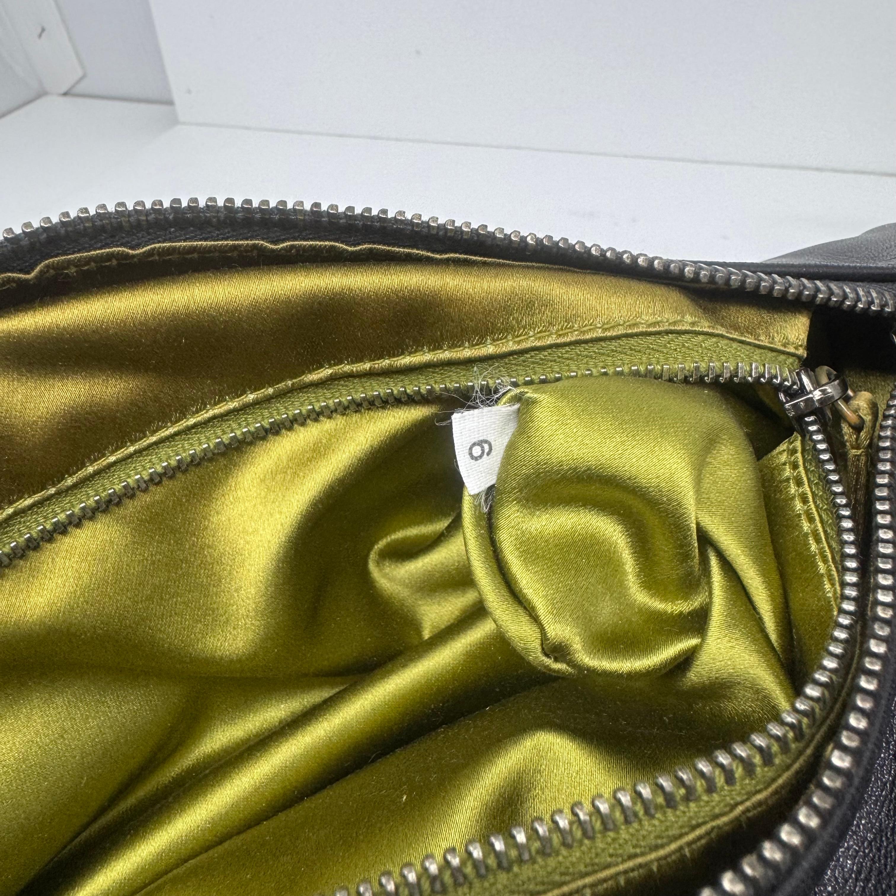 S/S 2001 Prada Black Wide Strap Rectangle Bag For Sale 1