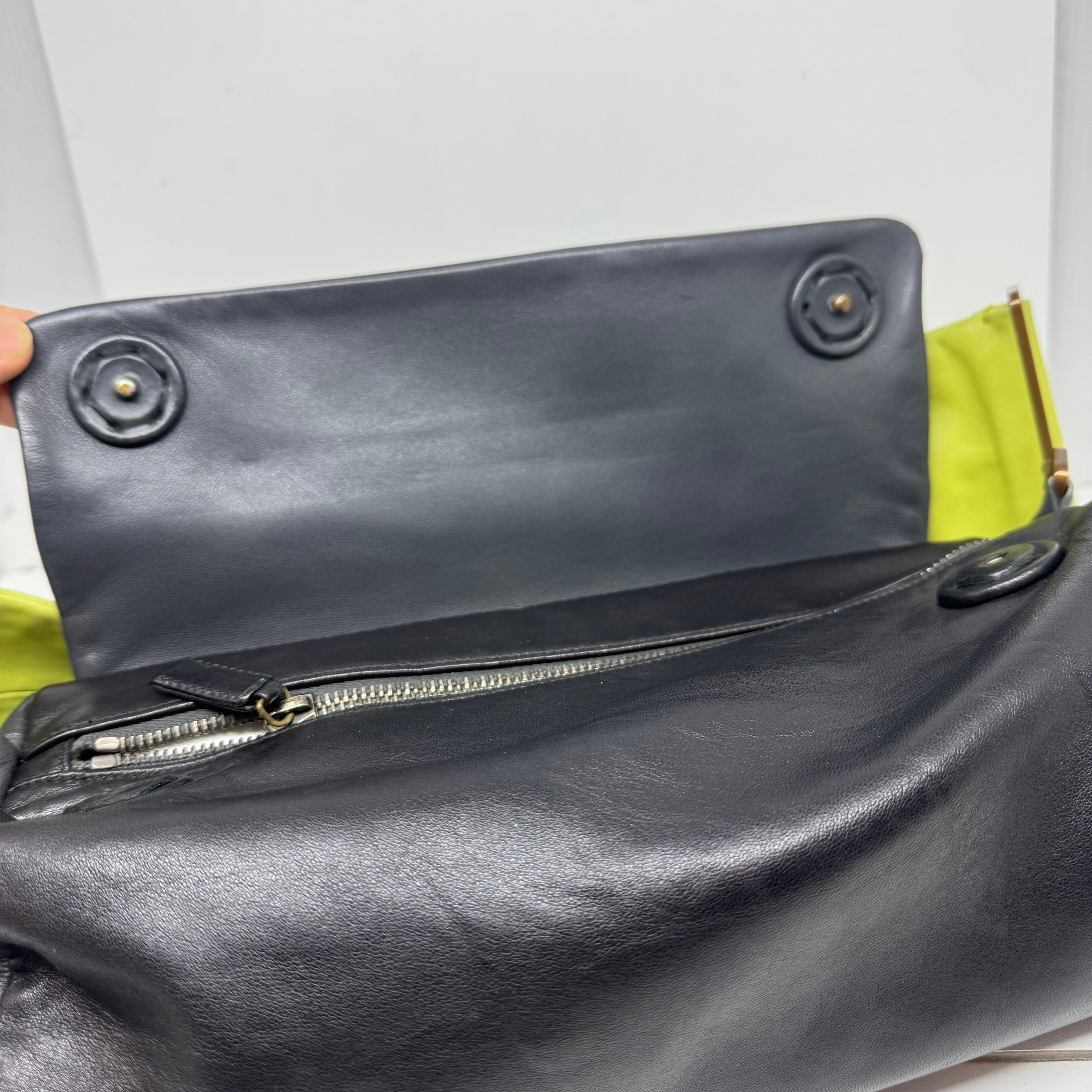 S/S 2001 Prada Black Wide Strap Rectangle Bag For Sale 5