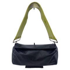 S/S 2001 Prada Black Wide Strap Rectangle Bag