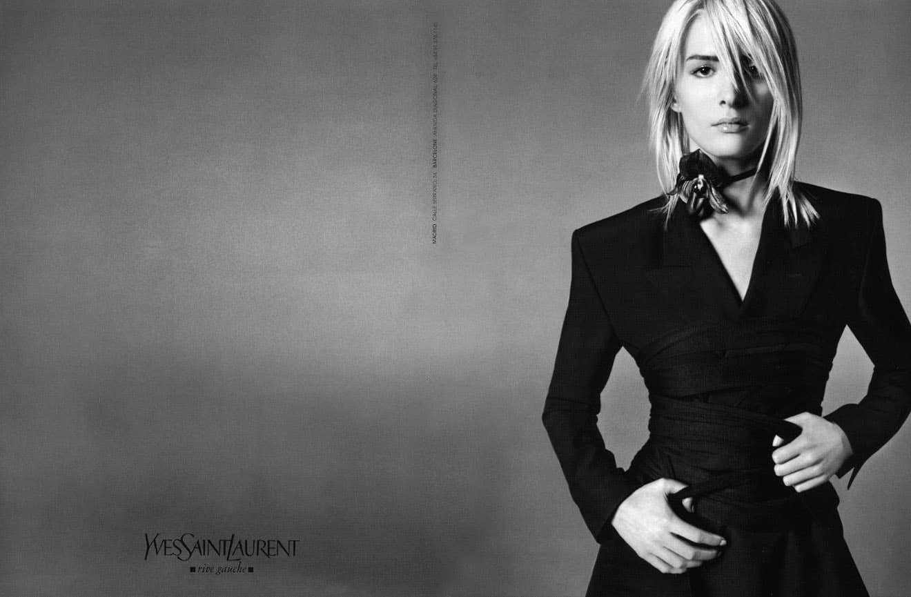 S/S 2001 Yves Saint Laurent by Tom Ford Black Bandage Corset Waist Belt Top For Sale 1