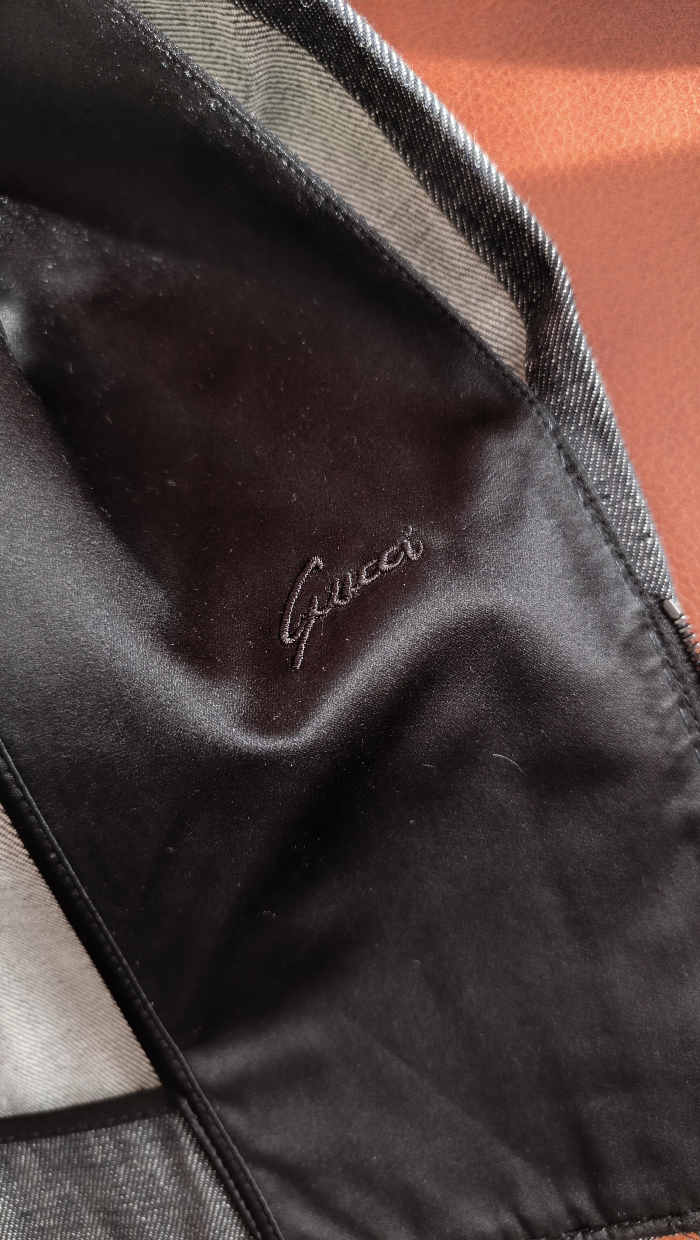 S/S 2002-2003 Gucci by Tom Ford Chaqueta vaquera recortada en venta 9