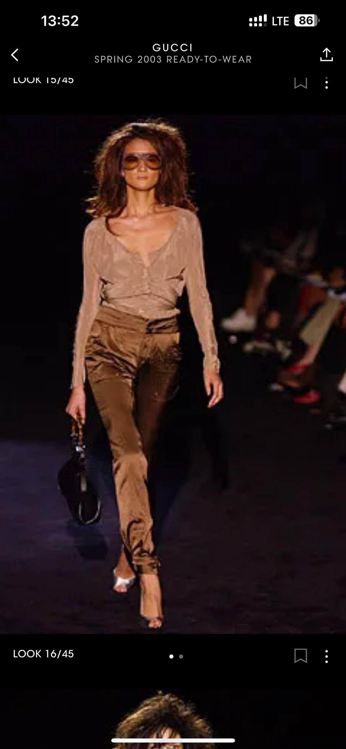 S/S 2002-2003 Gucci by Tom Ford Chaqueta vaquera recortada en venta 14
