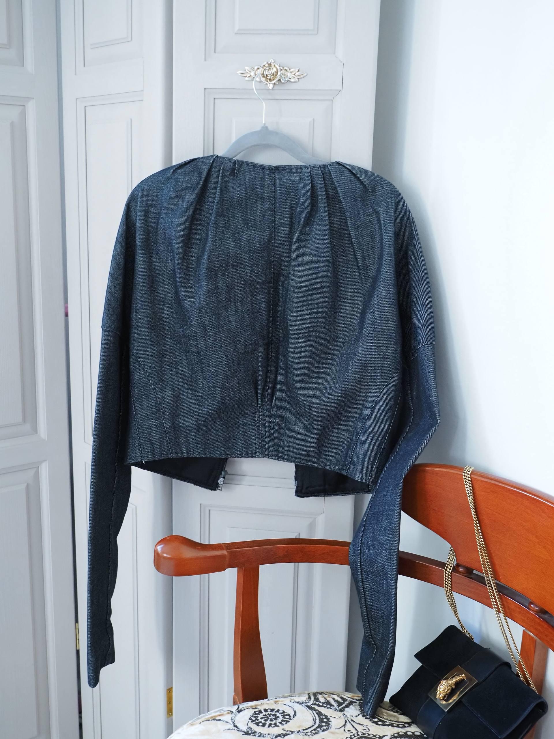 S/S 2002-2003 Gucci by Tom Ford Chaqueta vaquera recortada en venta 4