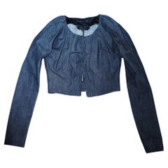 S/S 2002-2003 Gucci by Tom Ford cropped denim jacket