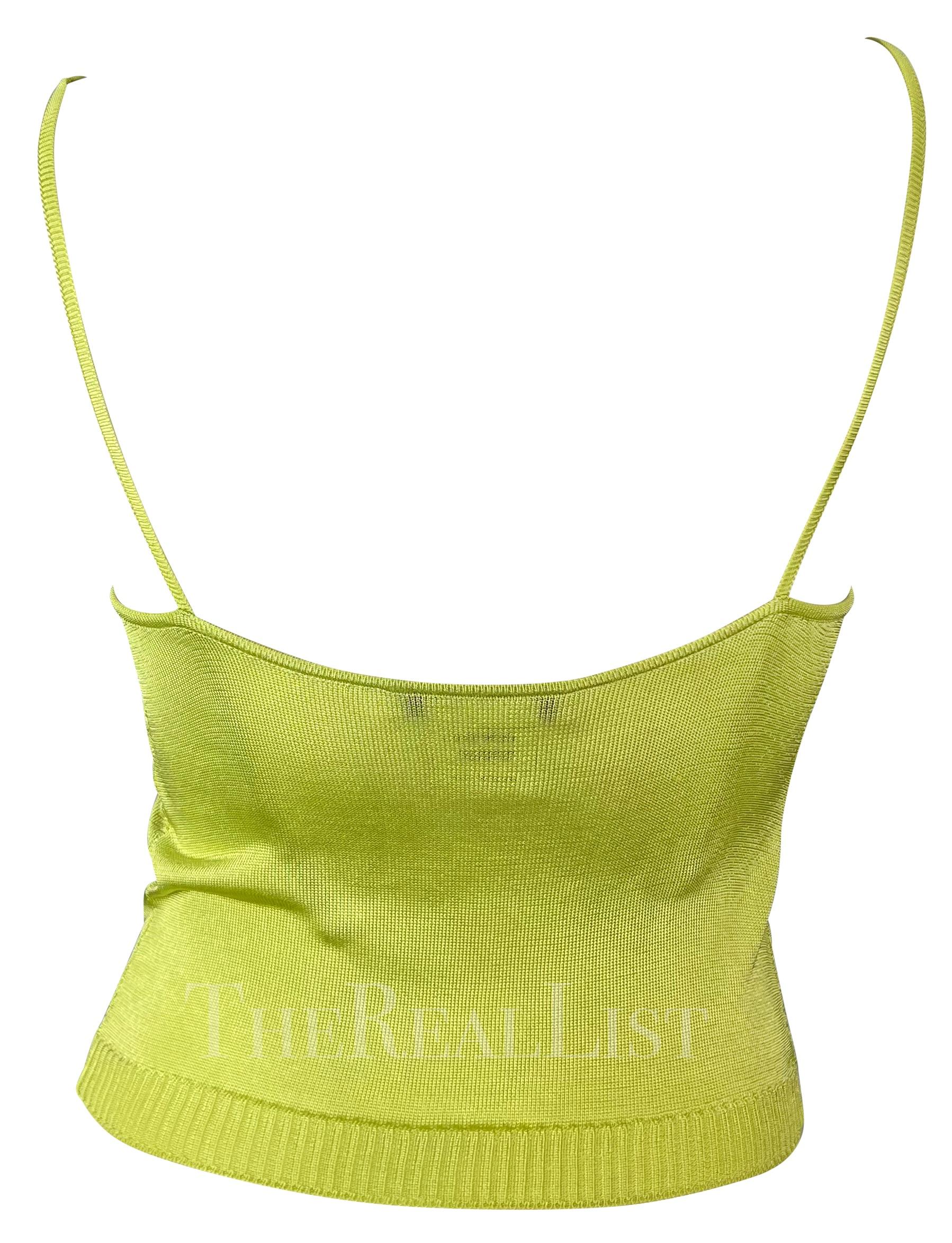 S/S 2002 Christian Dior by John Galliano Butterfly Embellished Knit Tank Top 3