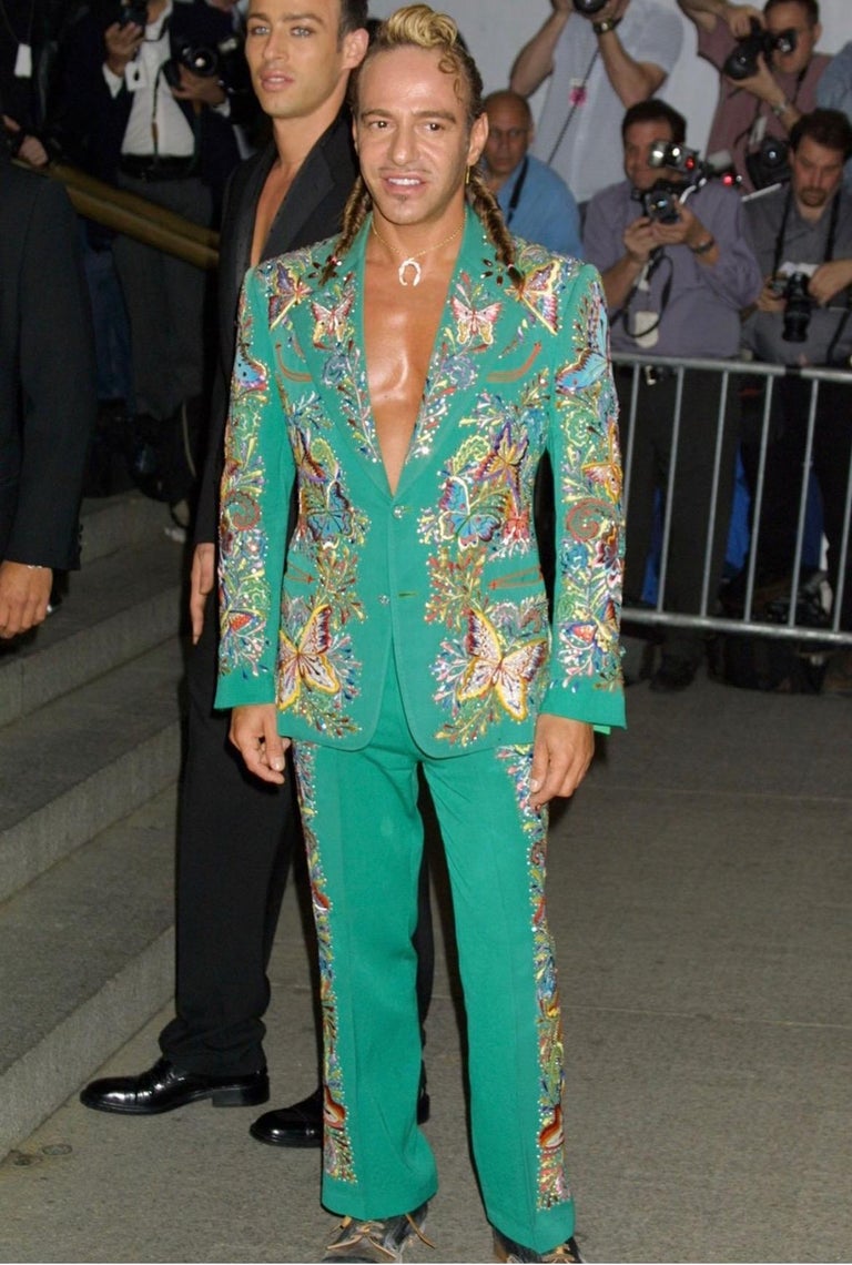 S/S 2002 Christian Dior by John Galliano Denim Butterfly