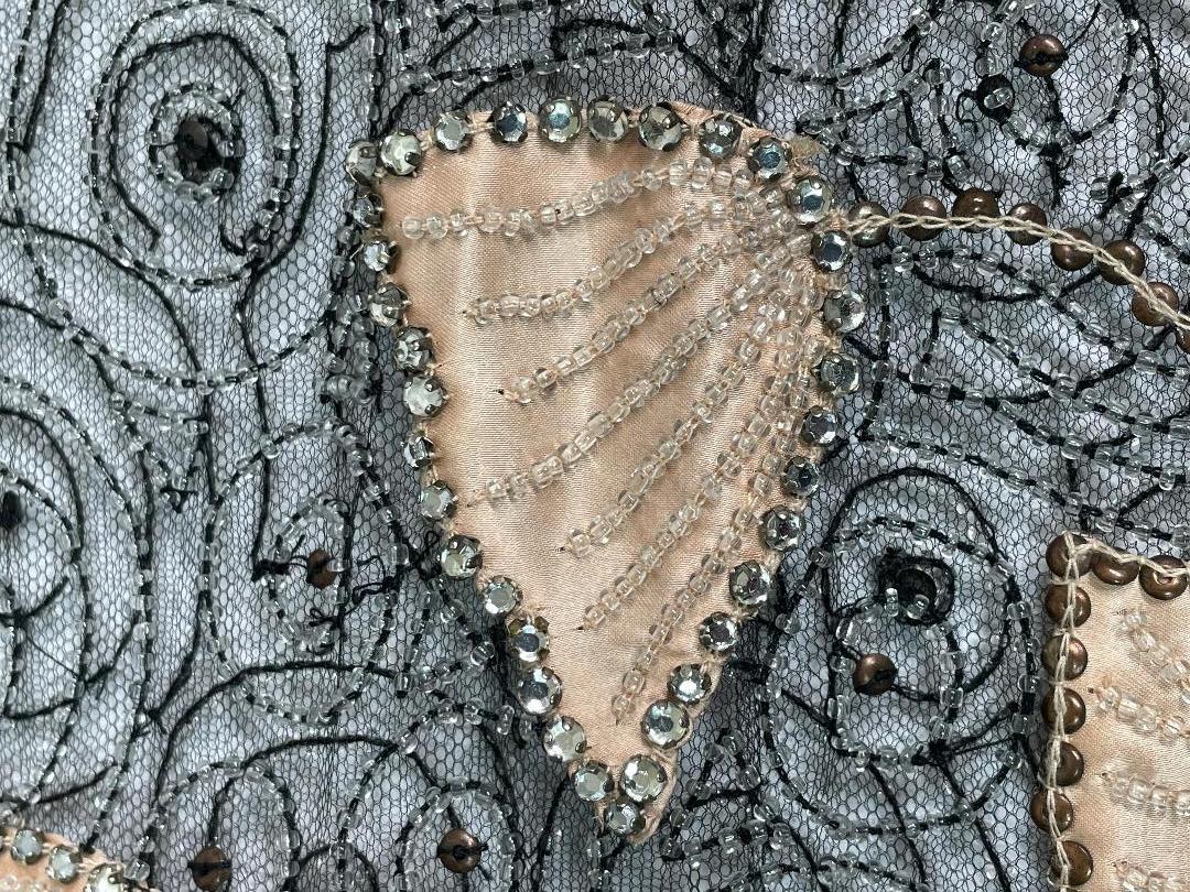 S/S 2002 Christian Dior John Galliano 20er Jahre durchsichtiges Mesh-Kleid mit fallender Taille 3