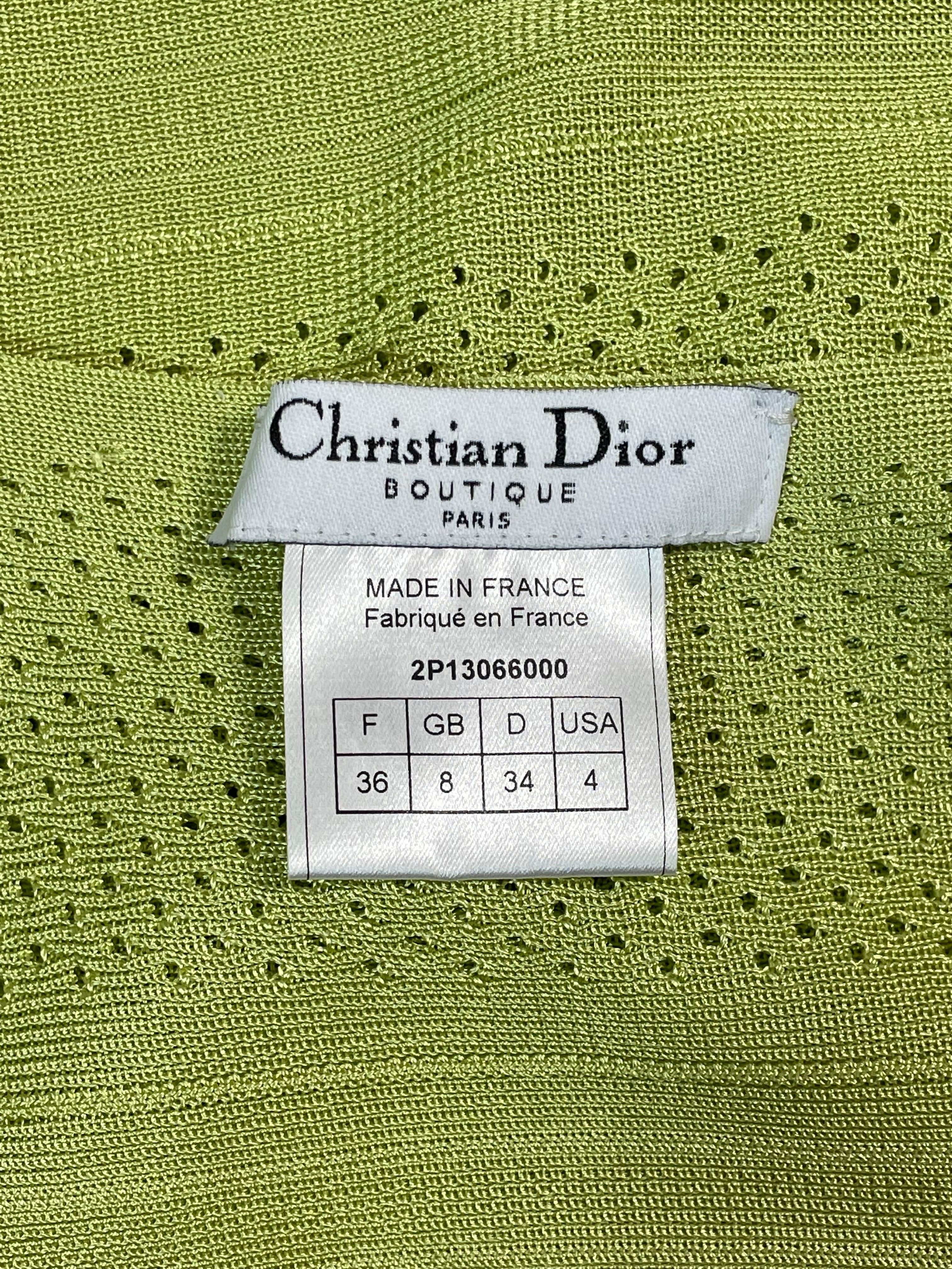 dior green dress
