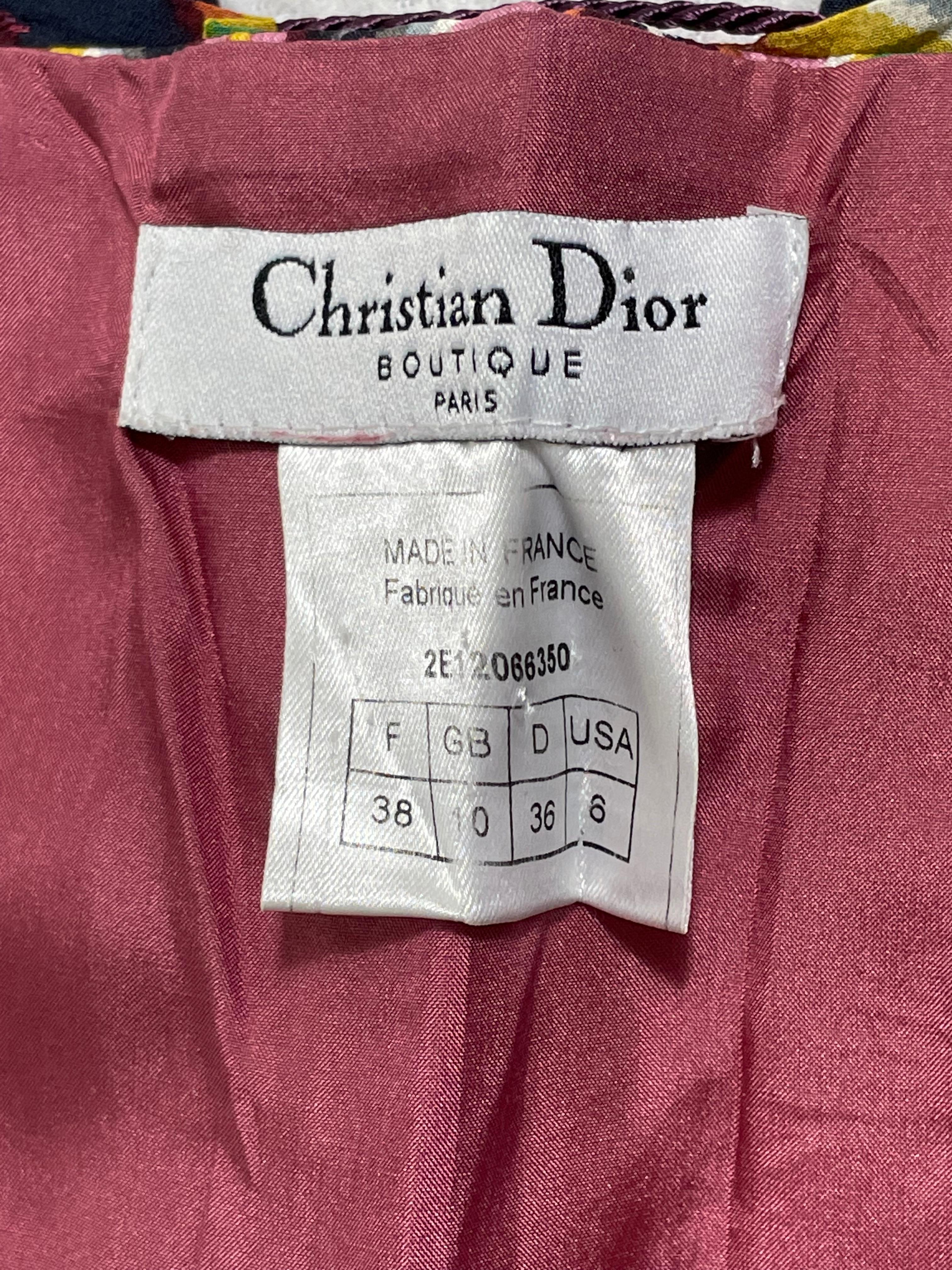 S/S 2002 Christian Dior John Galliano Rasta Bustier Strapless Maxi ...