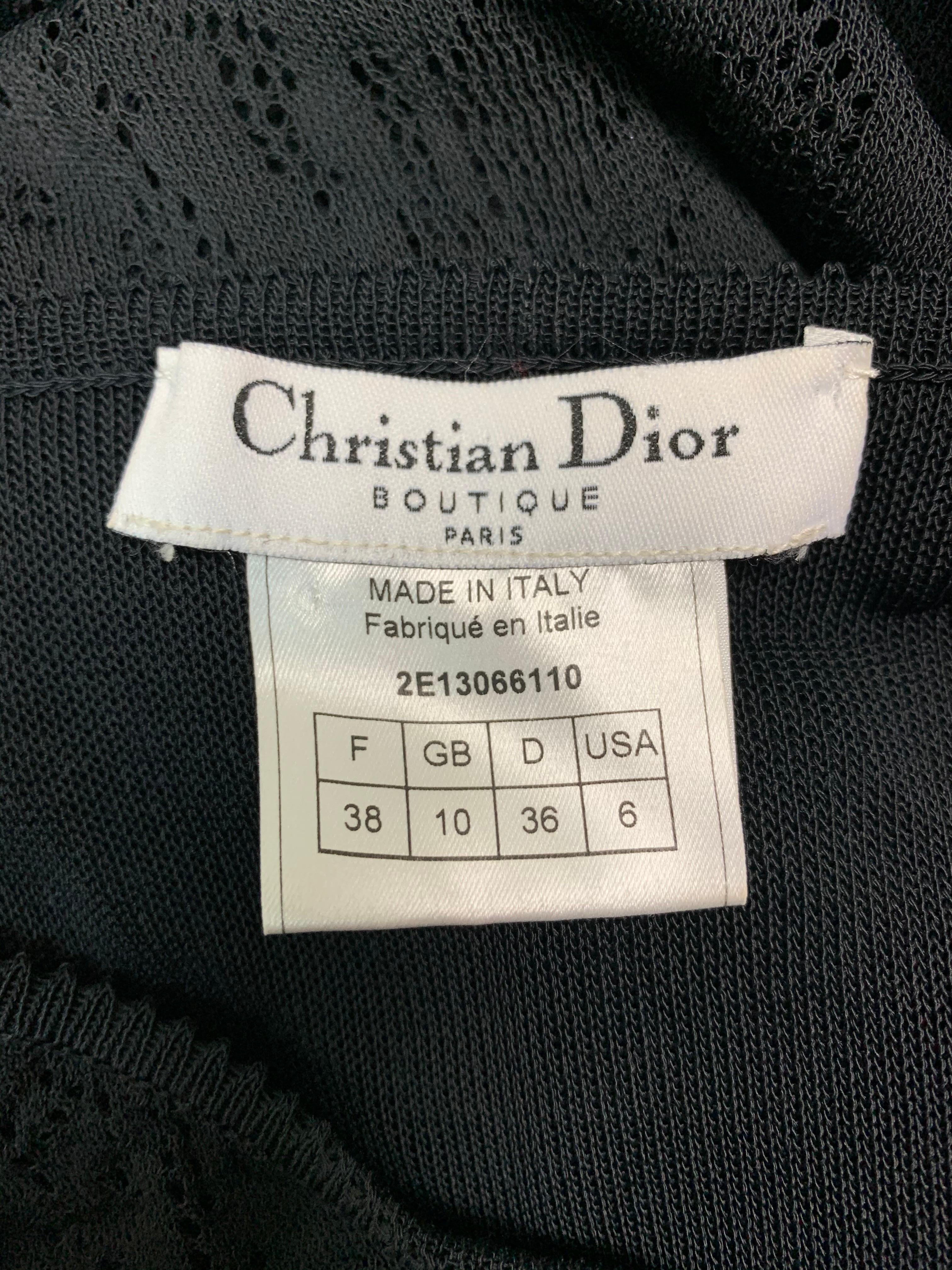 sheer dior dress