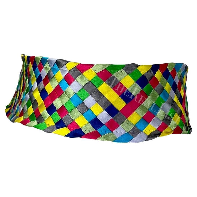 S/S 2002 Dolce and Gabbana Runway Multicolor Woven Silk  display picture 1