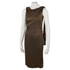 S/S 2002 Gucci by Tom Ford Asymmetrically Draped Dress