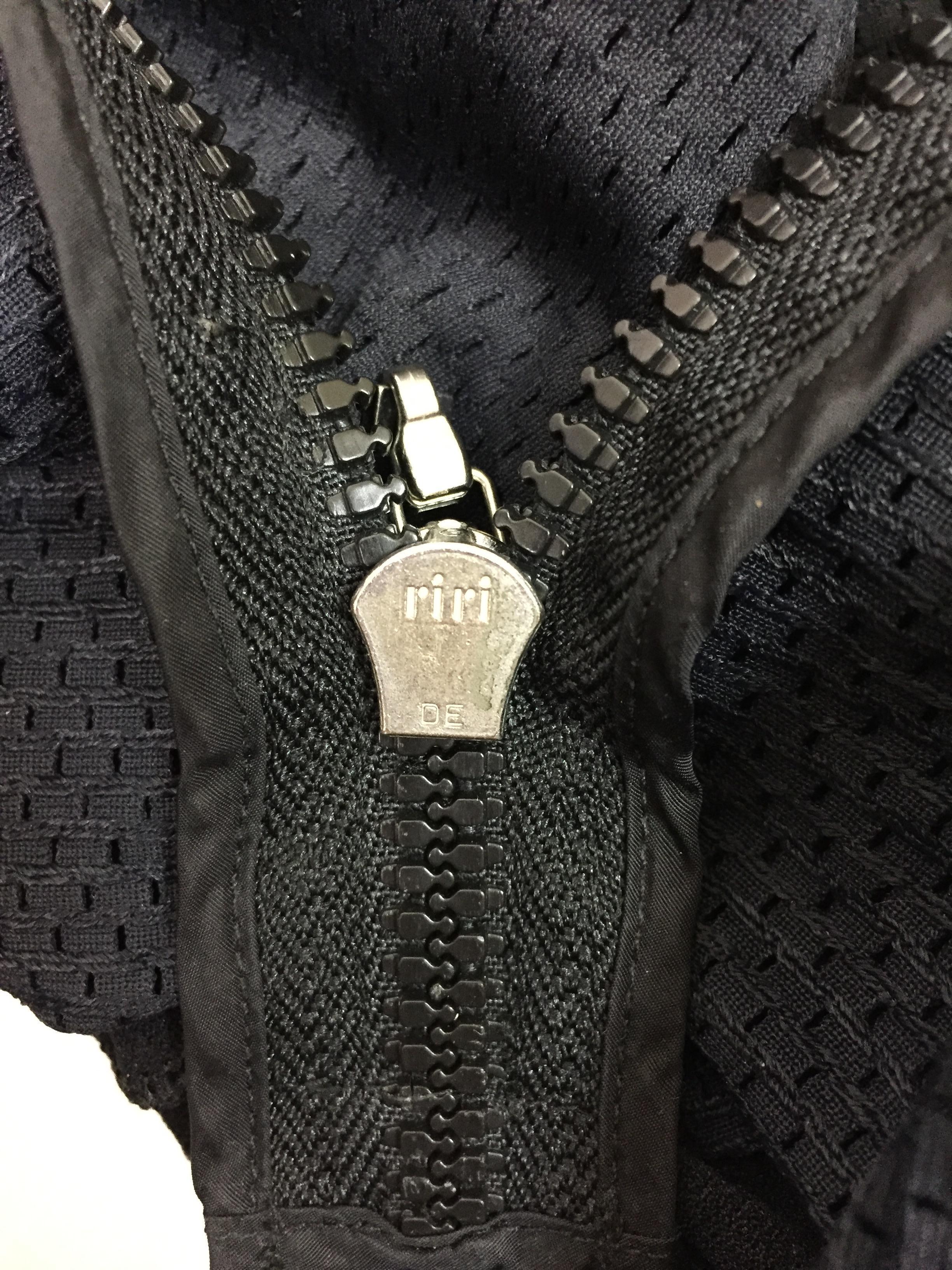 S/S 2002 Gucci Tom Ford Black Mesh Plunging Zipper Bodysuit & Shorts Set 3