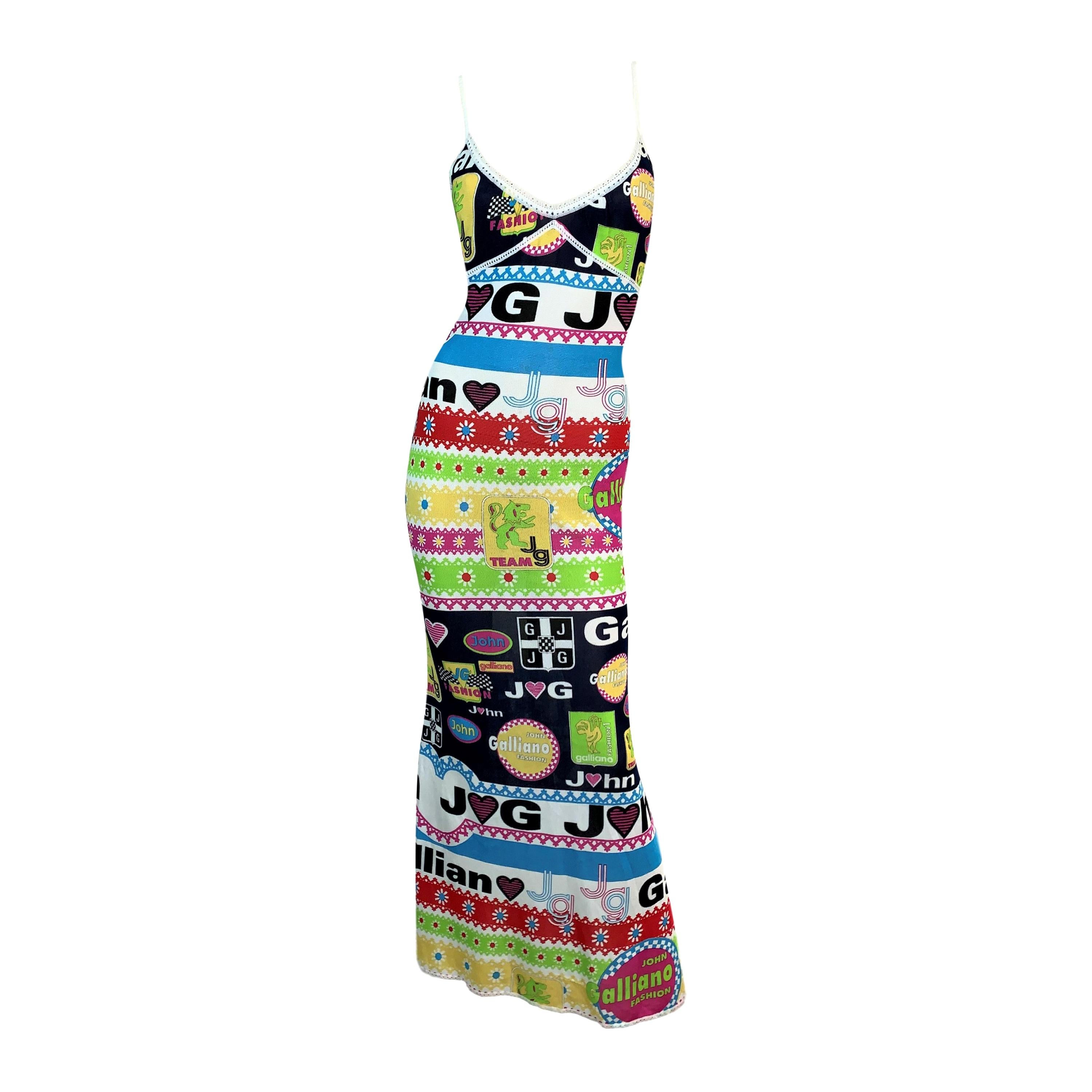 JOHN GALLIANO silk dress