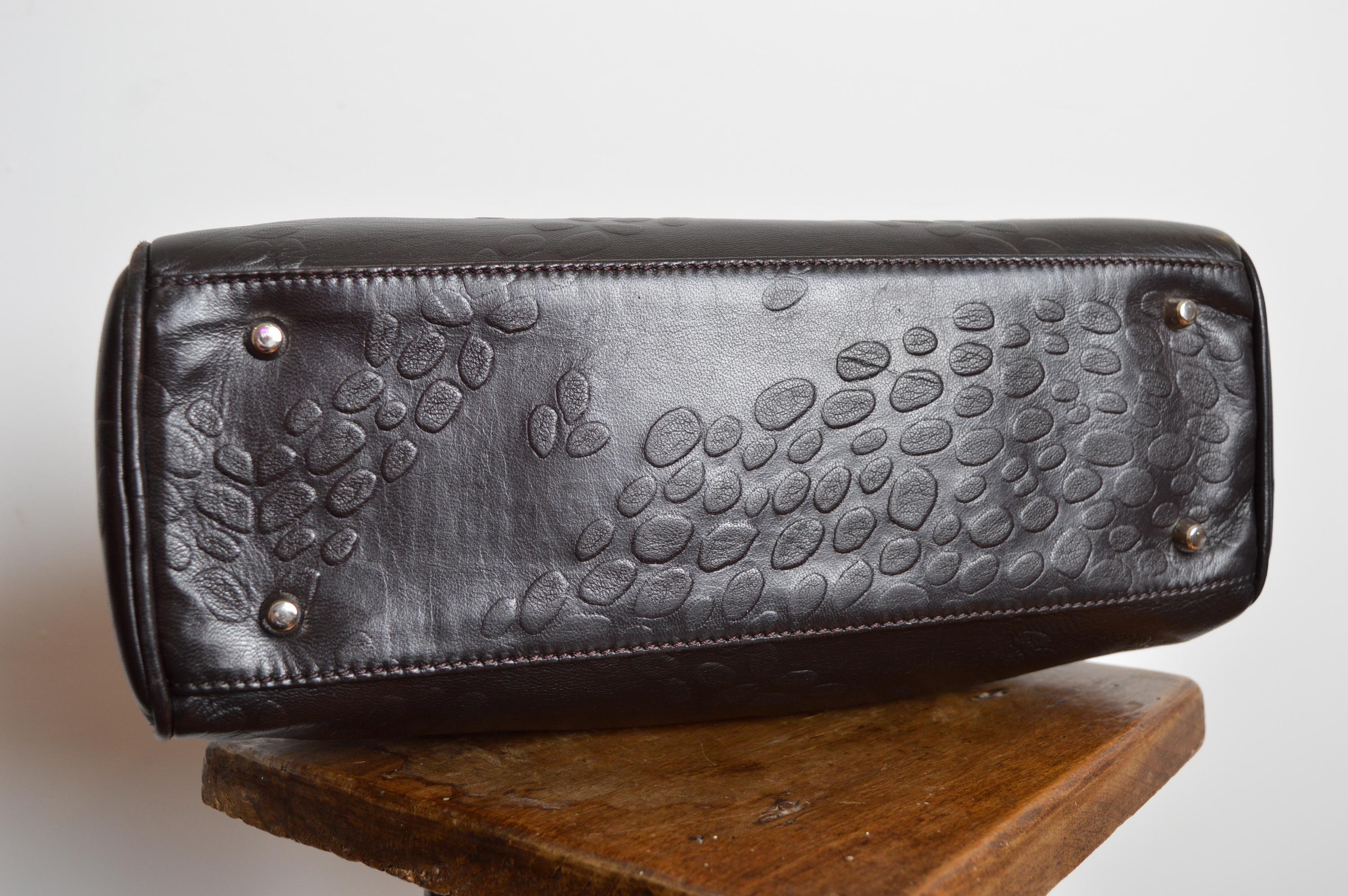 S/S 2002 John Galliano Runway Mini sac en cuir avec perles et chaussures à talons EU40 en vente 13