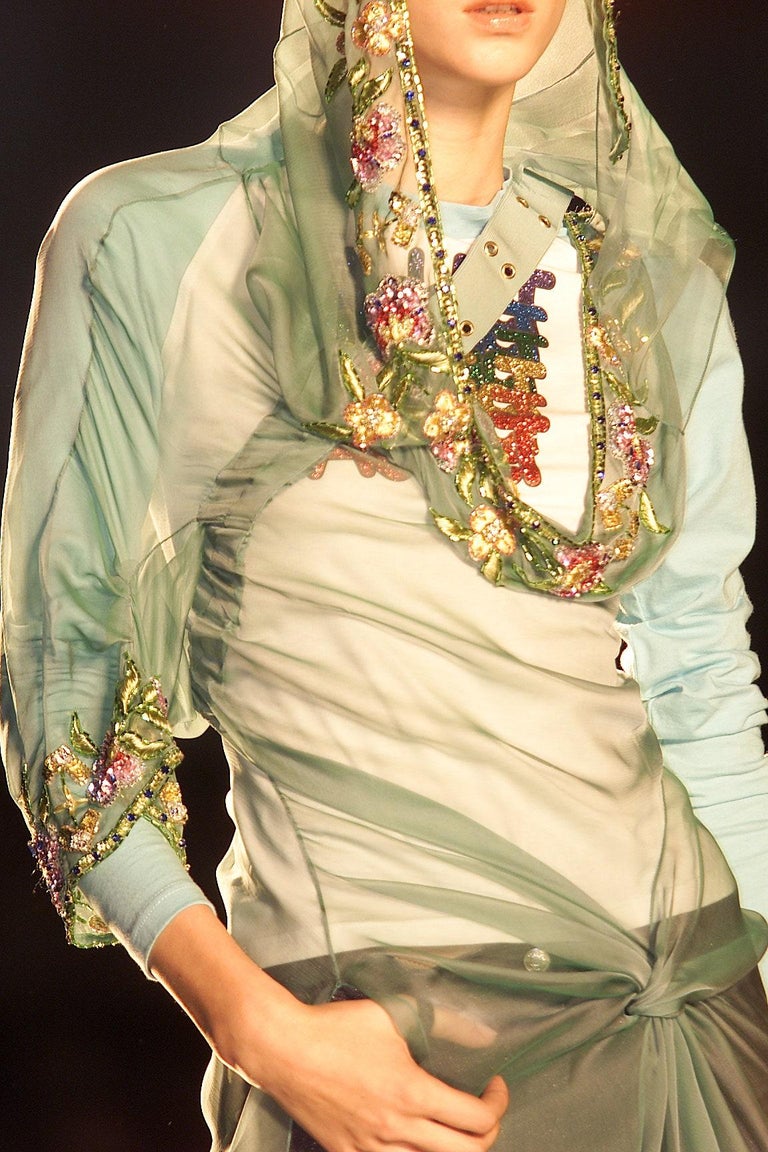 S/S 2002 L#35 John Galliano for Christian Dior Embellished Jeans For ...