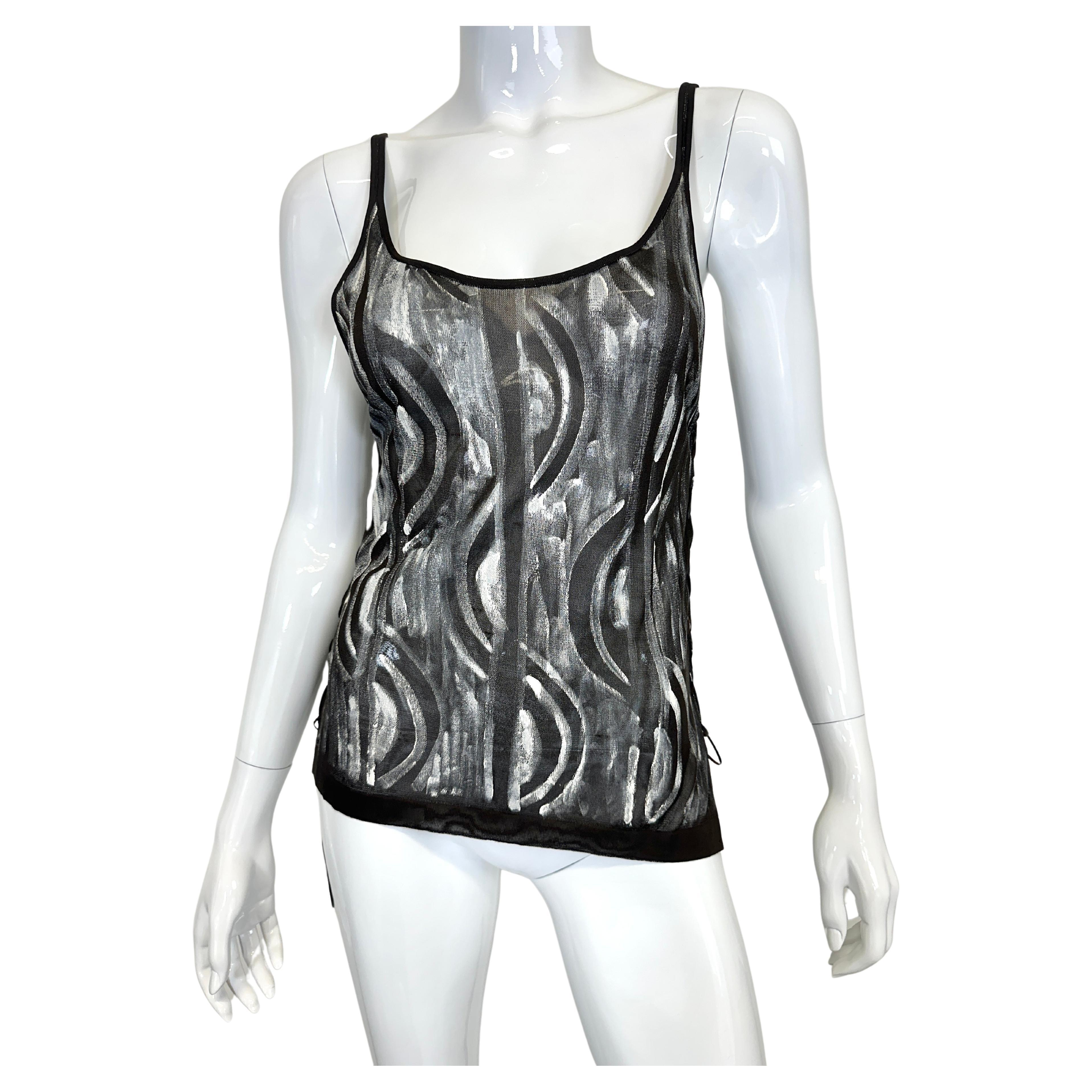 S/S 2001 Jean Paul Gaultier satan demon devil sheer mesh S/S 2001 Jean Paul Gaultier satan demon devil sheer mesh