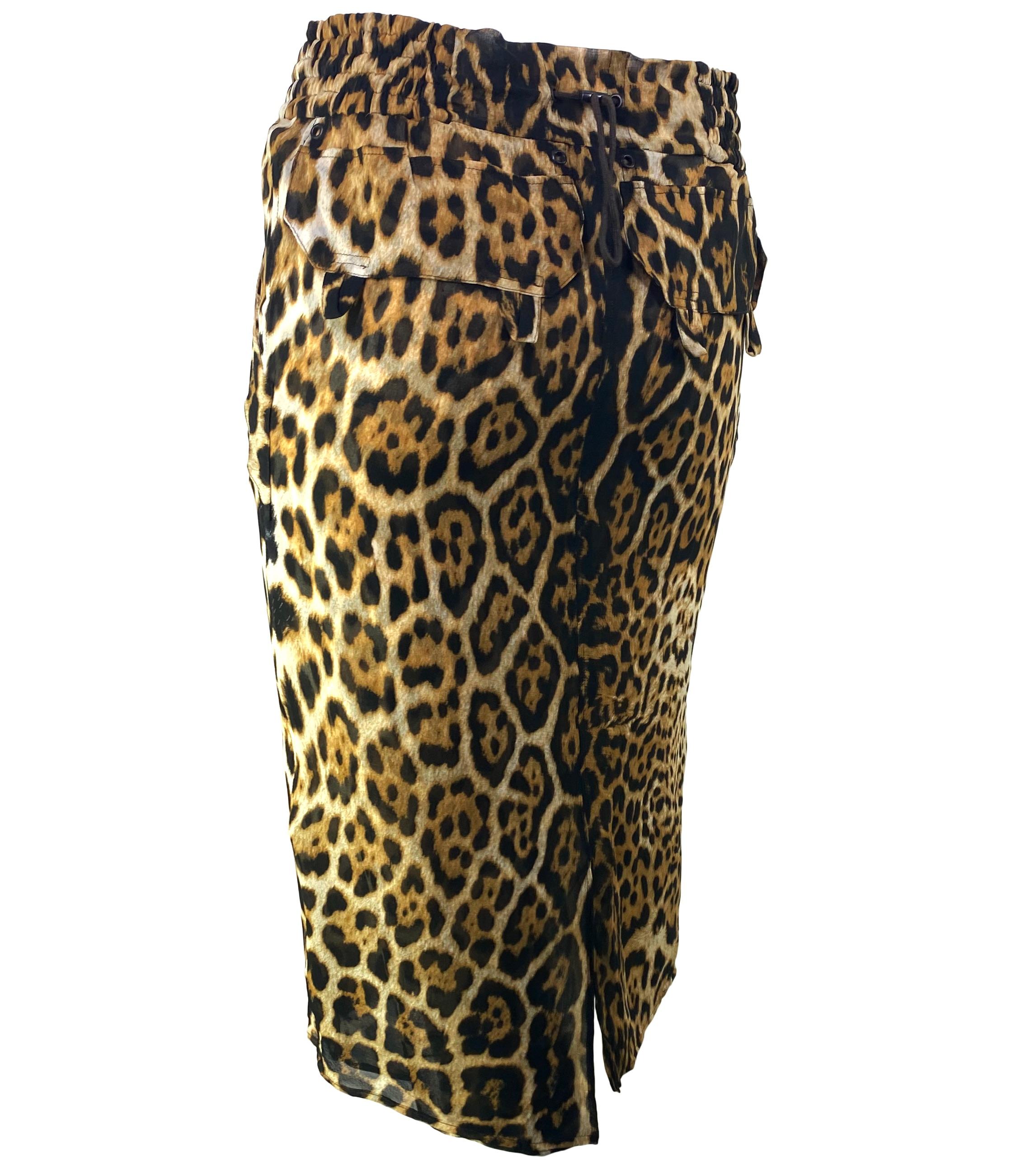 S/S 2002 Yves Saint Laurent by Tom Ford Safari Runway Cheetah Print ...