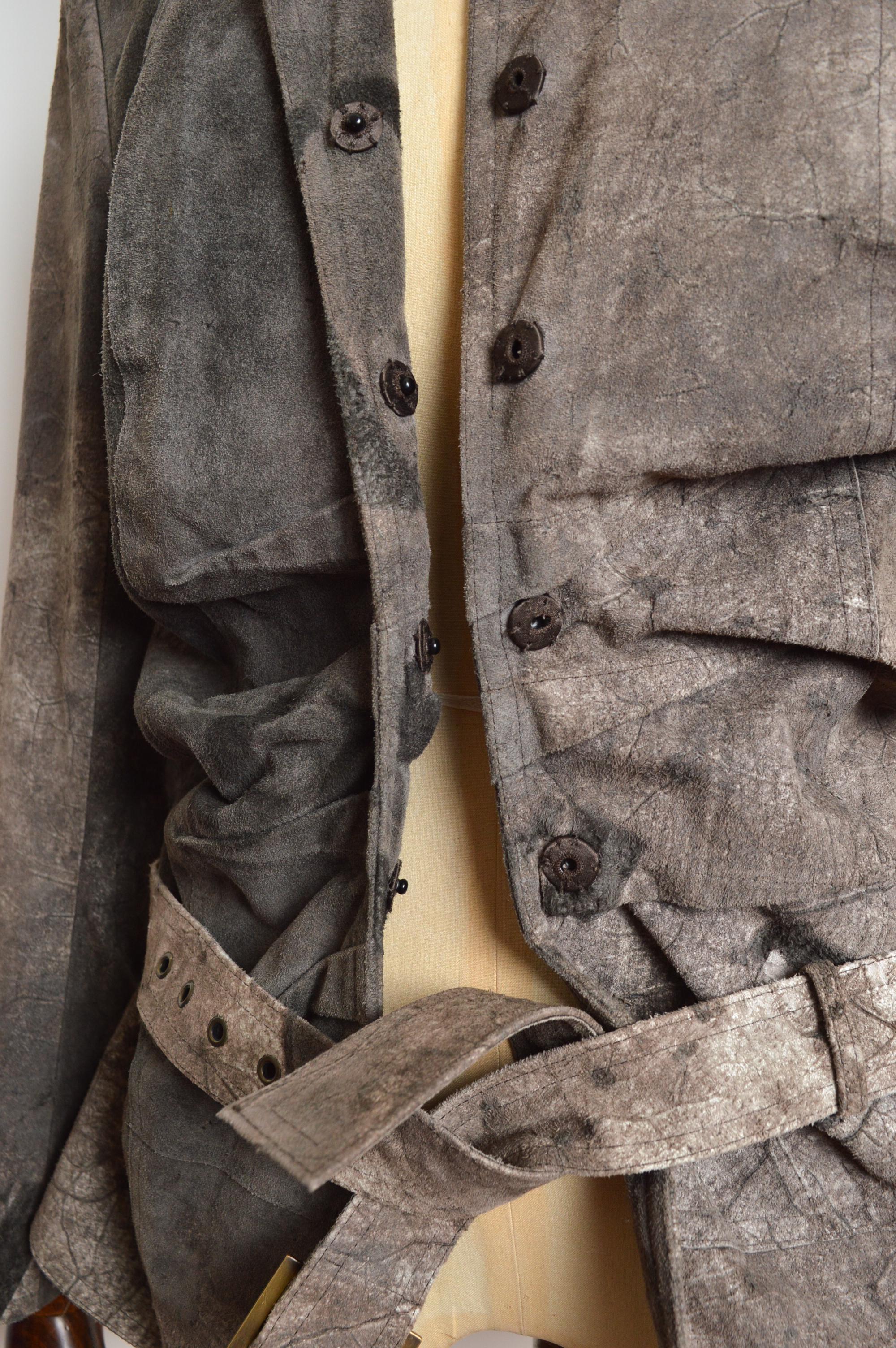S/S 2003 Christian Dior by John Galliano Calf Skin Leather Jacket - Blazer For Sale 13