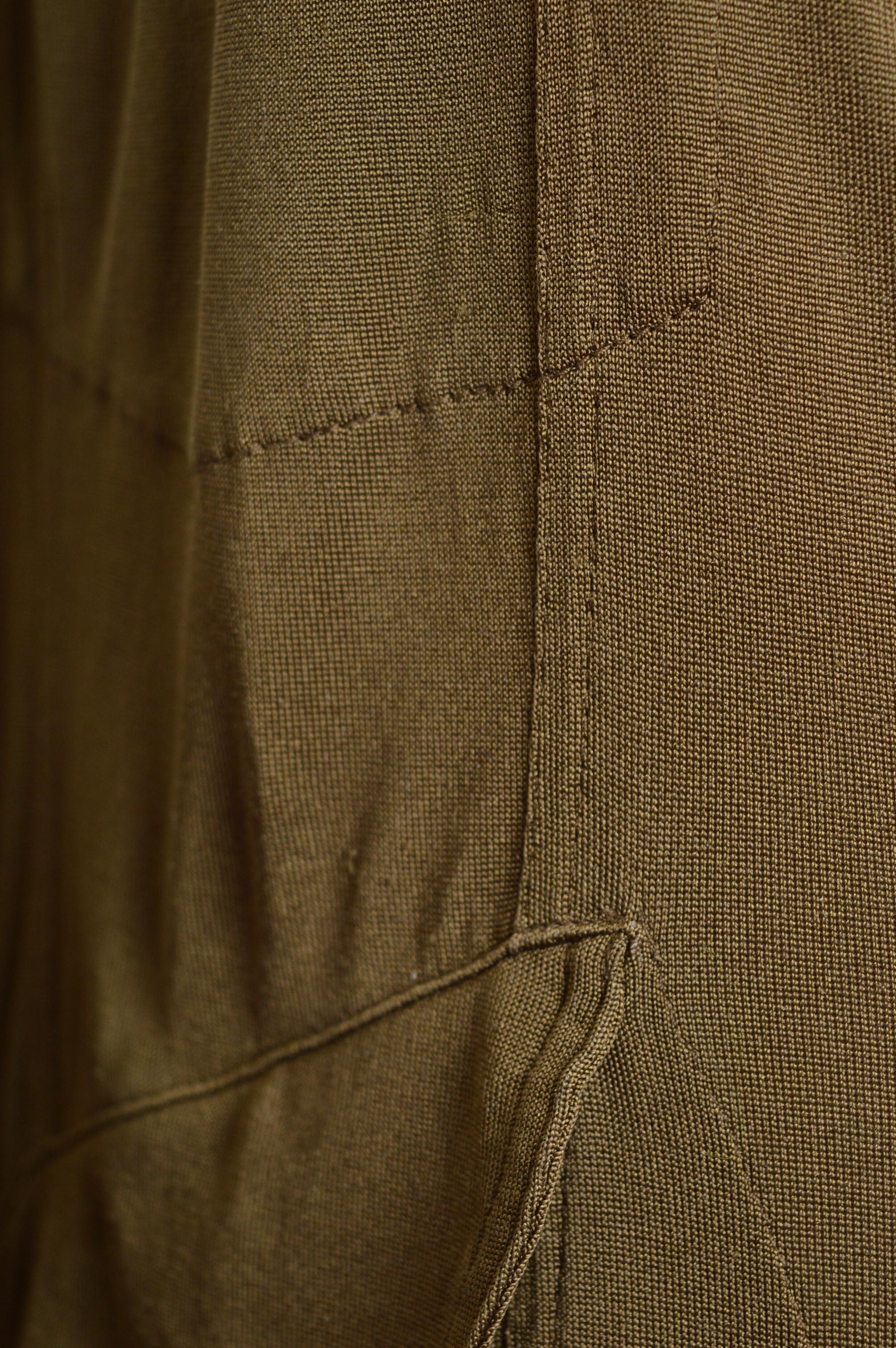 S/S 2003 Christian Dior John Galliano Khakigrünes Batwing-Fallschirm-Minikleid im Angebot 12