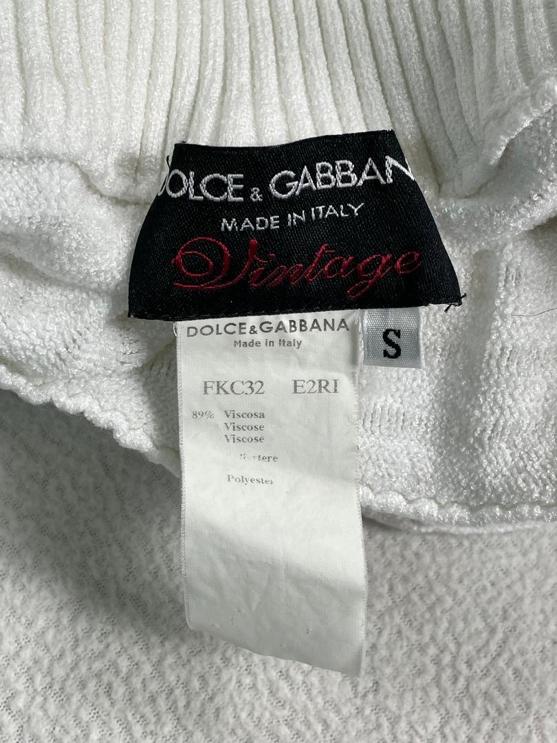 dolce and gabbana crop sweater