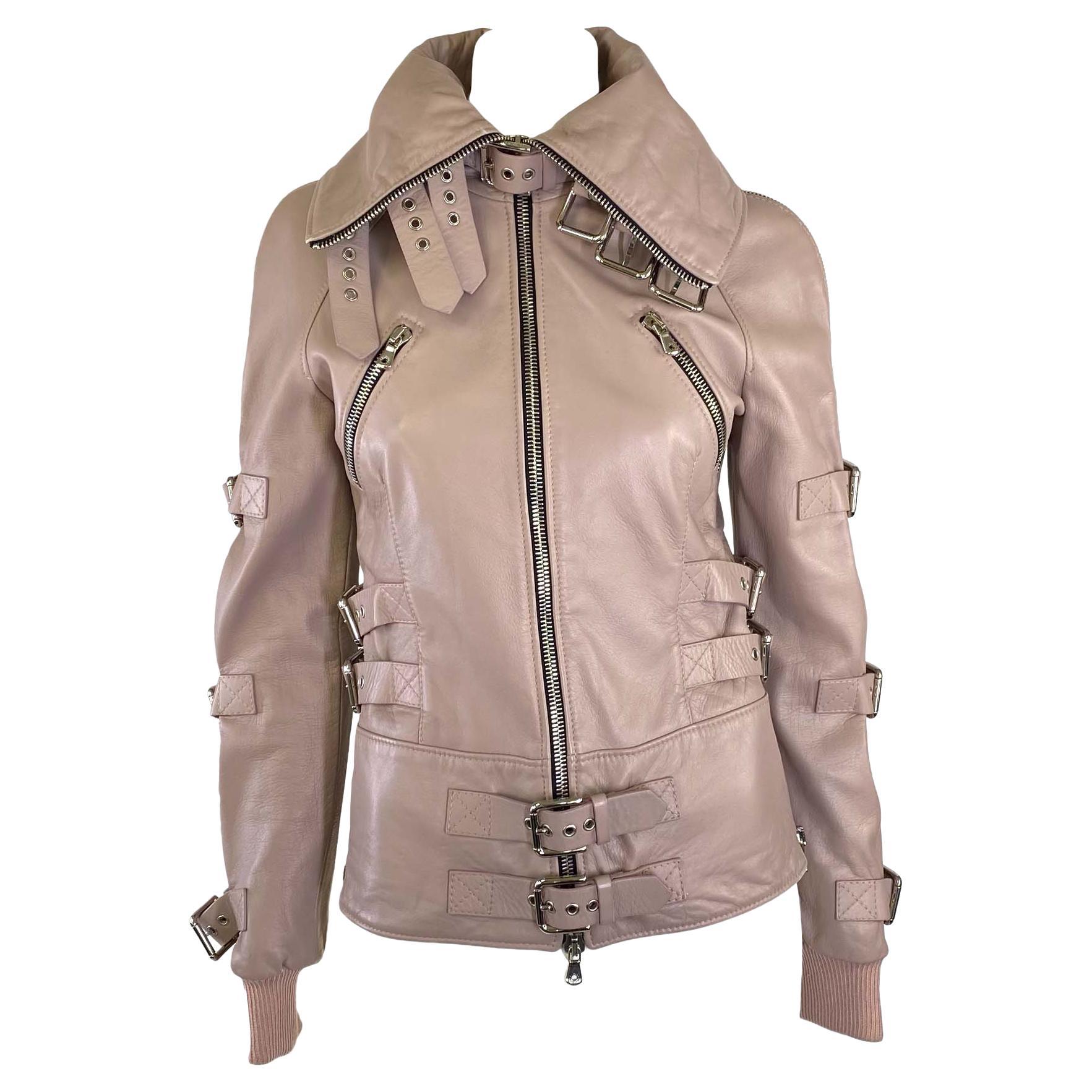 Dolce Gabbana Leather Jacket - 53 For Sale on 1stDibs | dolce 