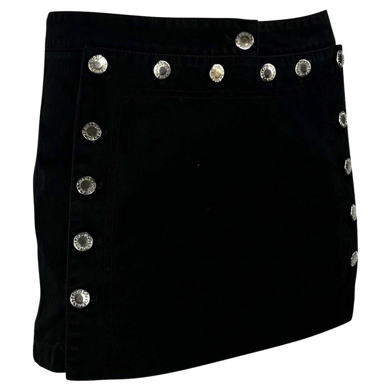 S/S 2003 Dolce & Gabbana 'Sex & Love' Flap Front Lace Up Mini Skirt For Sale 4