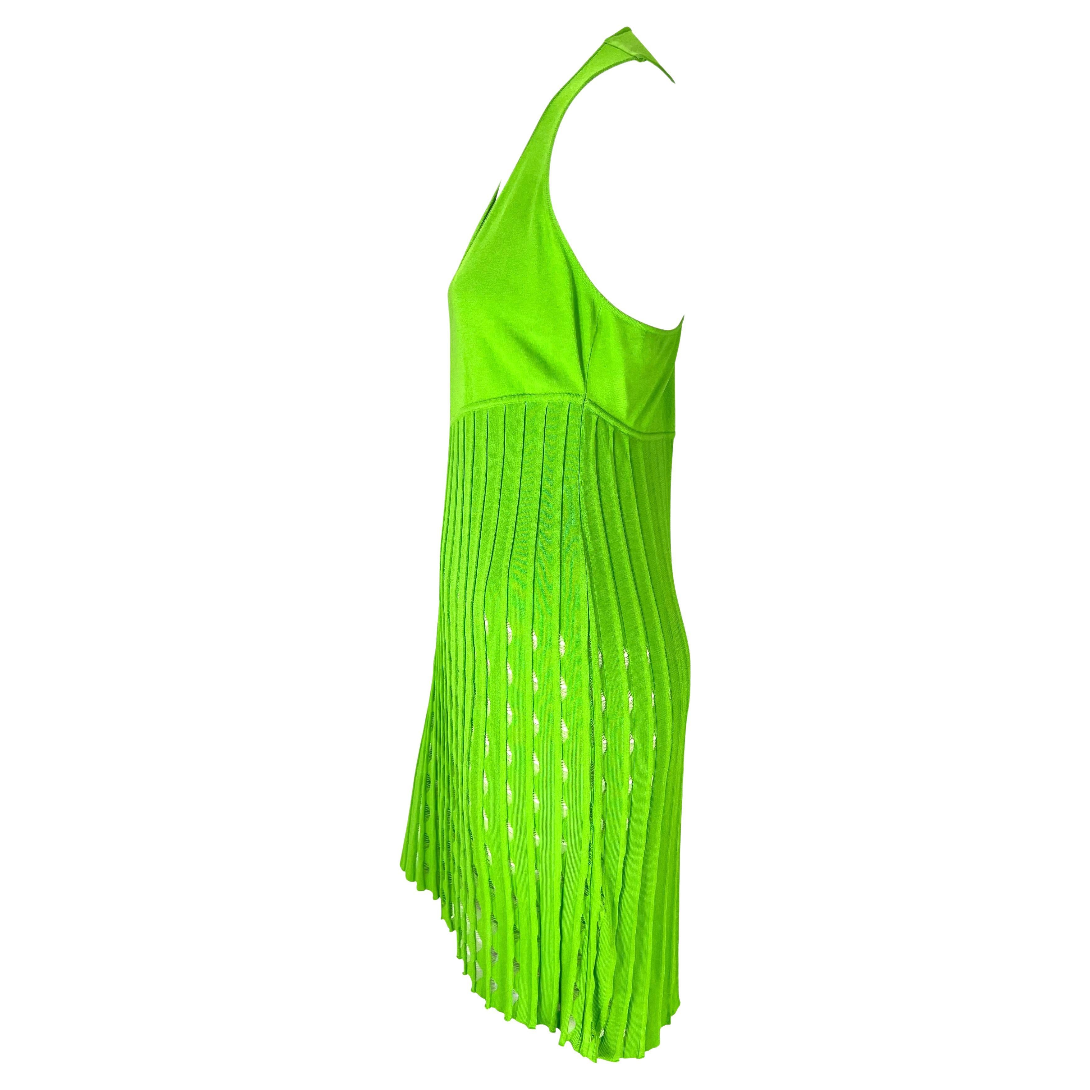 donatella green dress
