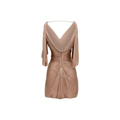S/S 2003 Gucci by Tom Ford Cinched Waist Jersey Dress