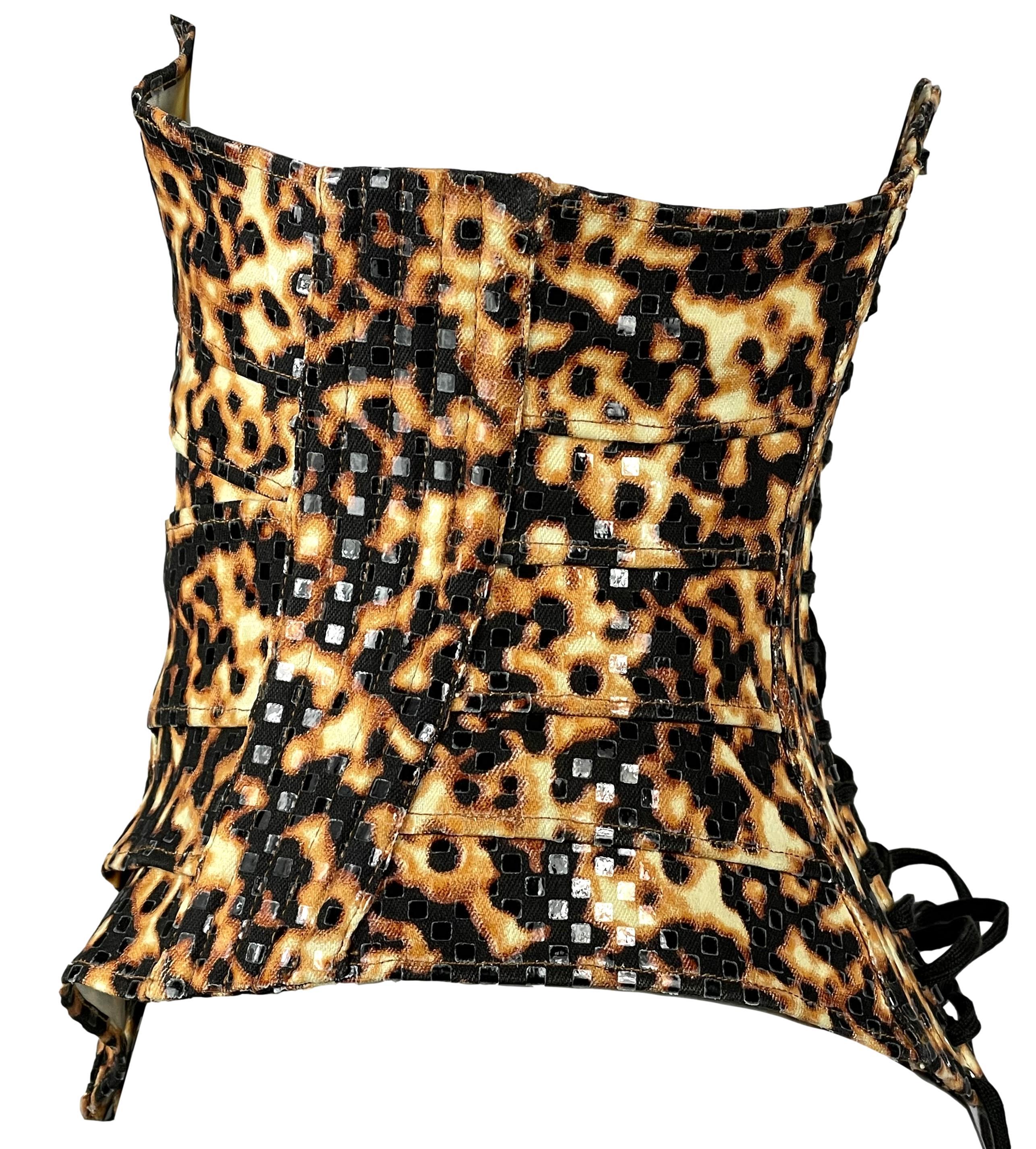 **THANK YOU FOR SHOPPING WITH MES DEUX FILLES**
**UNFORTUNATELY, WE NO LONGER SHIP OUTSIDE THE US**

DESIGNER: 2003 Roberto Cavalli
CONDITION: Excellent
FABRIC: Cotton & Spandex
COUNTRY: Italy
SIZE: S adjustable
MEASUREMENTS; provided as a courtesy