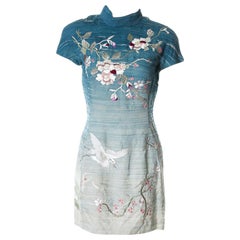 S/S 2003 Unforgettable Tom Ford for Gucci embroidered silk dress