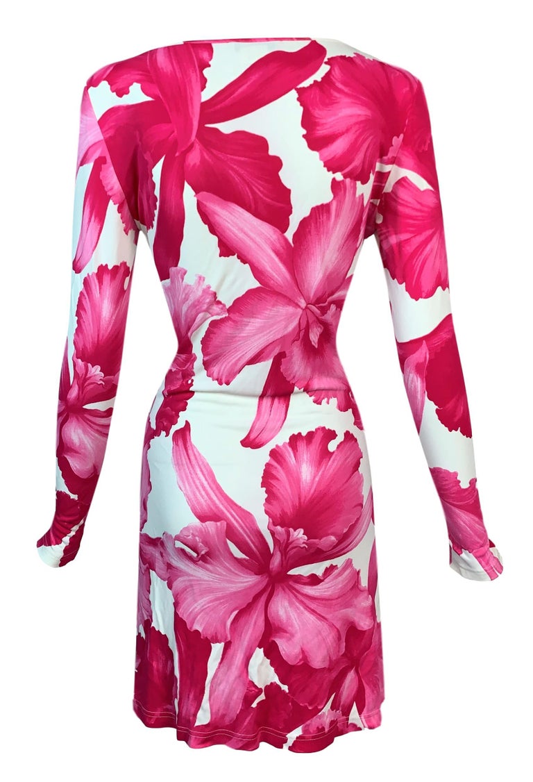 S/S 2004 Celine Michael Kors Pink and White Floral Plunging Keyhole Mini Dress at 1stDibs | celine by michael kors, celine pink dress, michael kors pink dress S/S 2004 Celine Michael Kors Pink and White Floral Plunging Keyhole Mini Dress at 1stDibs | celine by michael kors, celine pink dress, michael kors pink dress