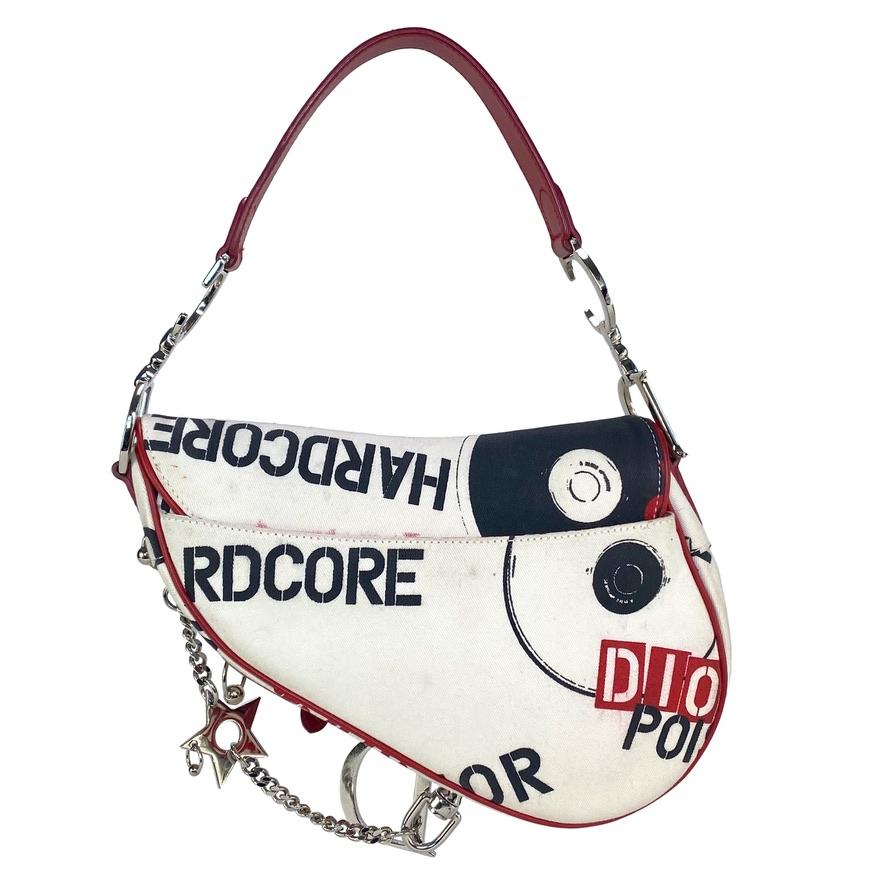 john galliano dior saddle bag