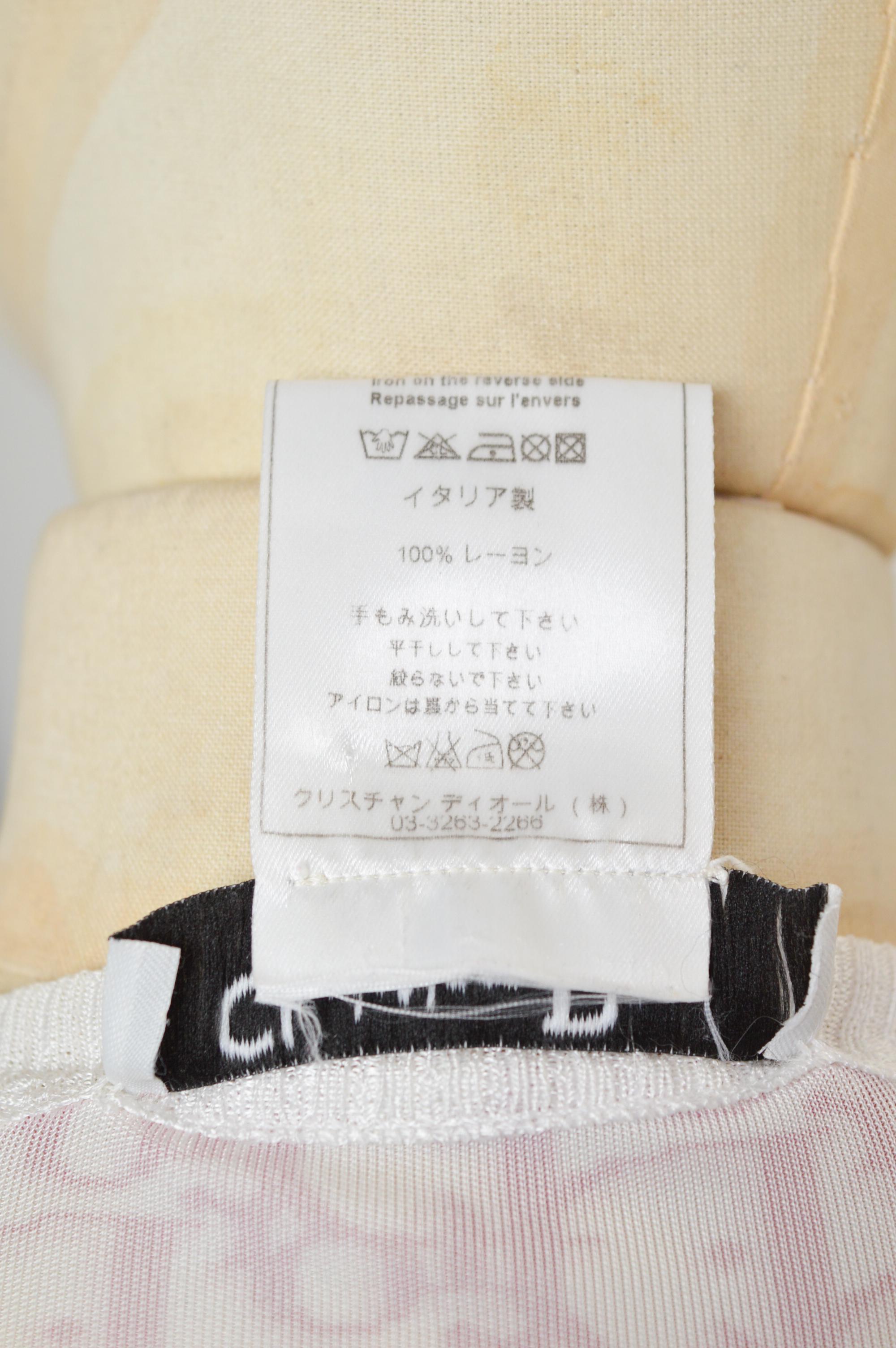 S/S 2004 Christian Dior by John Galliano Pink Trotter monogram Cardigan Sweater 2