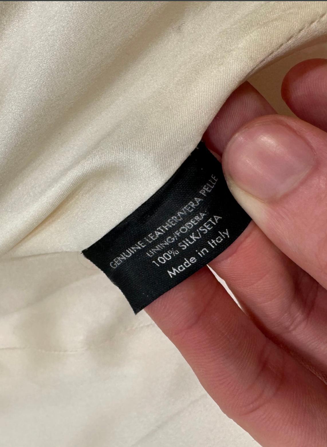 S/S 2004 Gucci by Tom Ford - Veste en cuir à panneaux en vente 7