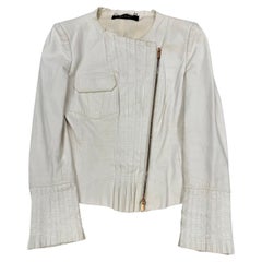 S/S 2004 Gucci by Tom Ford - Veste en cuir à panneaux