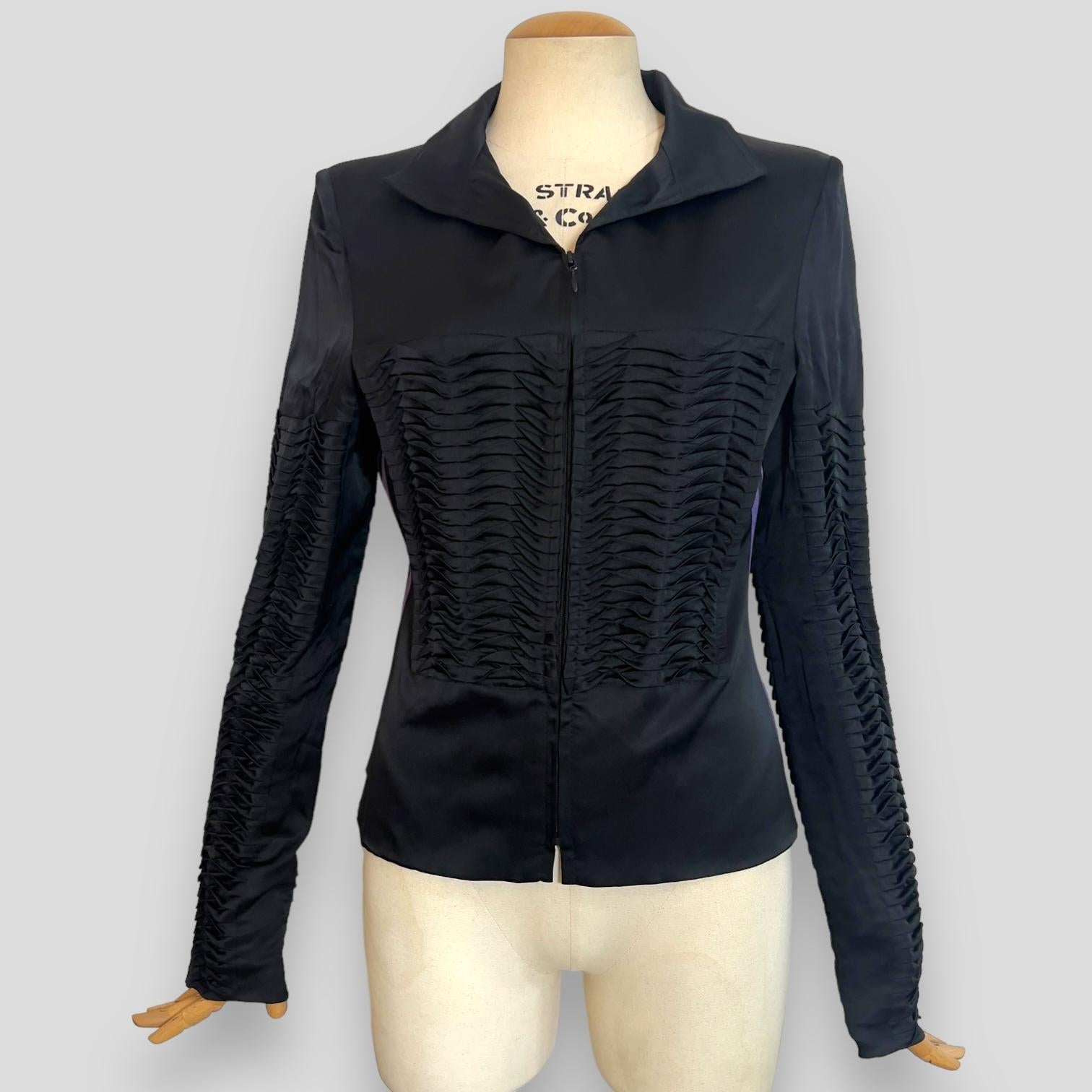 Look P/E 2004 Tom Ford for Gucci con giacca e pantaloni neri In condizioni buone in vendita a CAPELLE AAN DEN IJSSEL, ZH