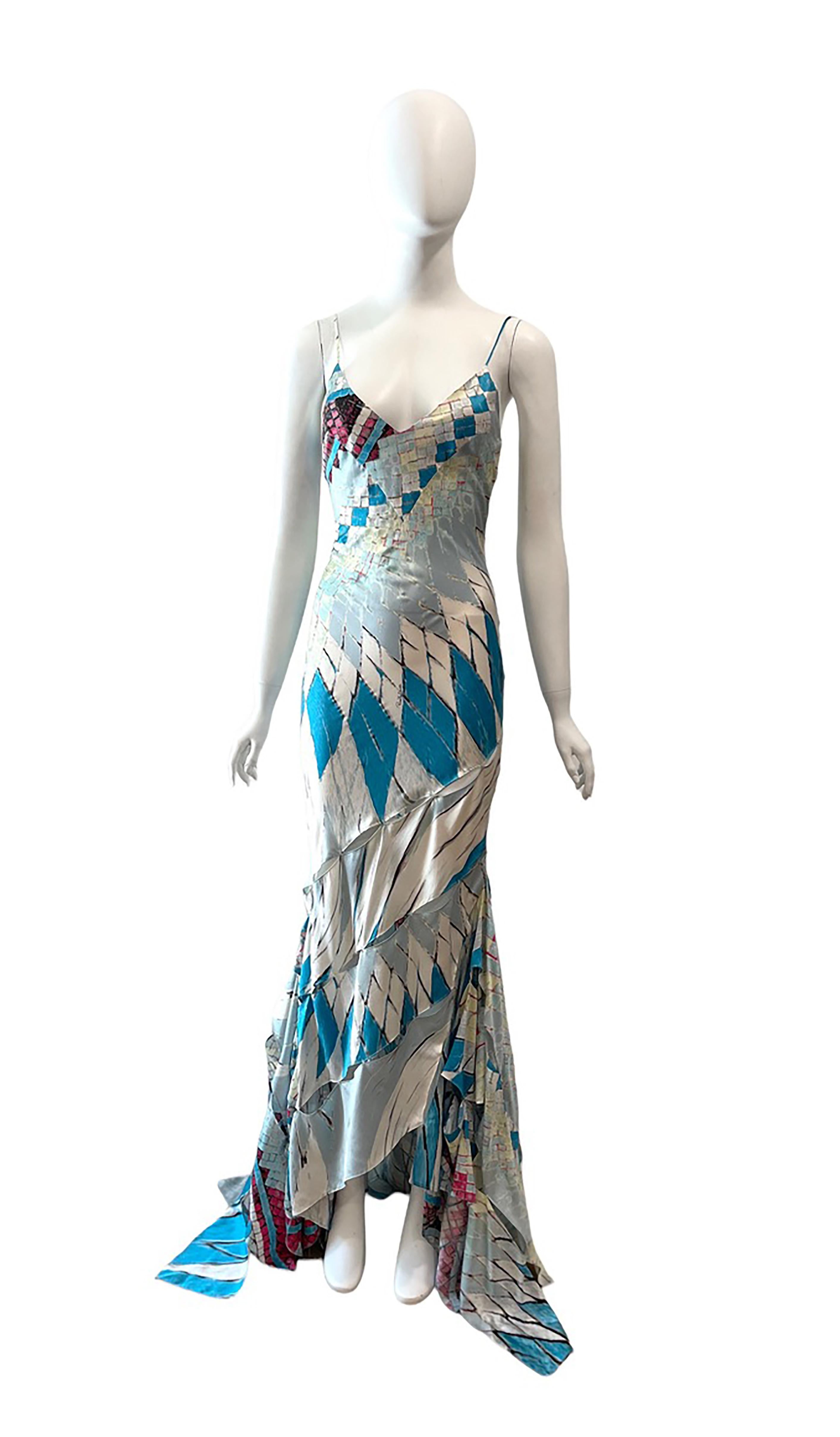 S/S 2004 Roberto Cavalli Cut-Out Gown In Good Condition In Austin, TX