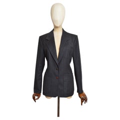 S/S 2004 Yves Saint Laurent By Tom Ford Pinstriped Blazer - Jacket