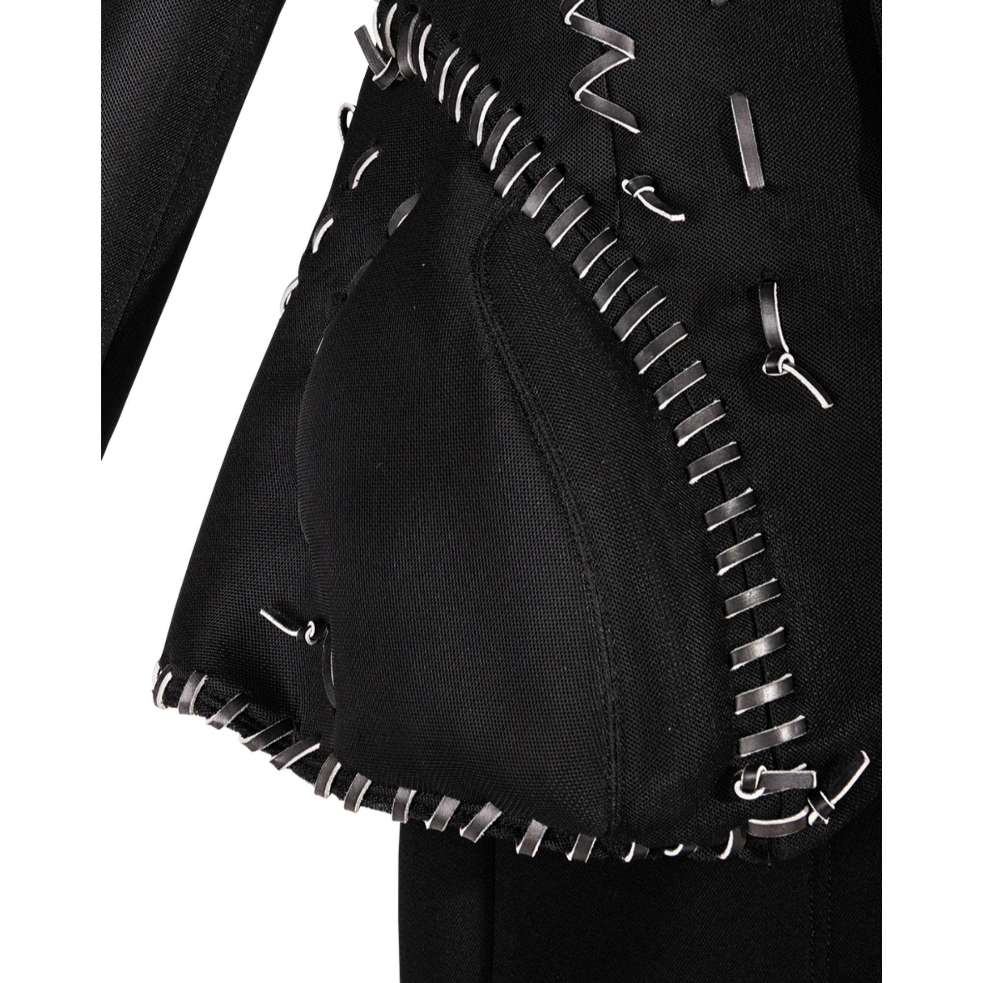 S/S 2005 Comme des Garcons Saddle Stitched Skirt Set For Sale 1