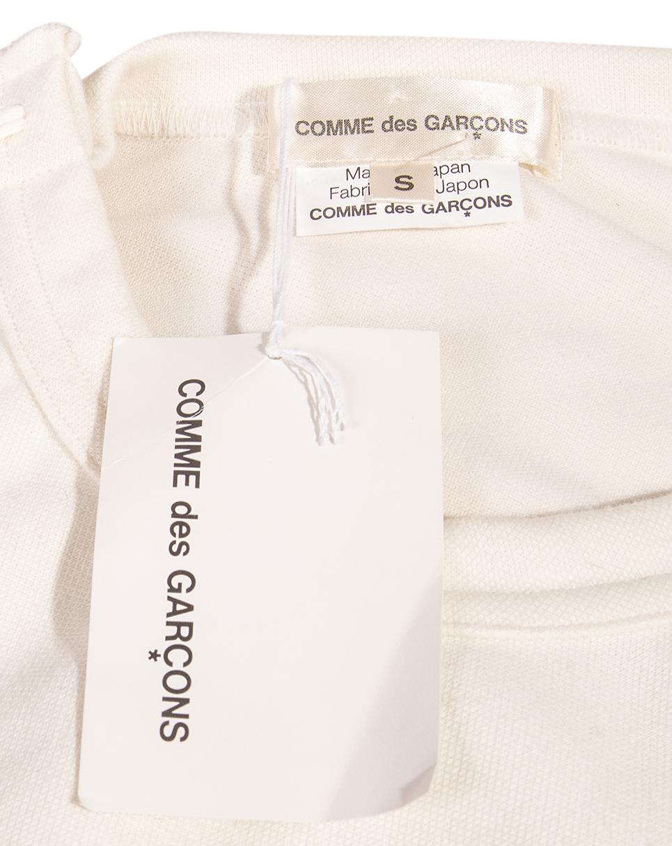 S/S 2005 Comme des Garcons White Tank Top with Saddle Stitch Details 2